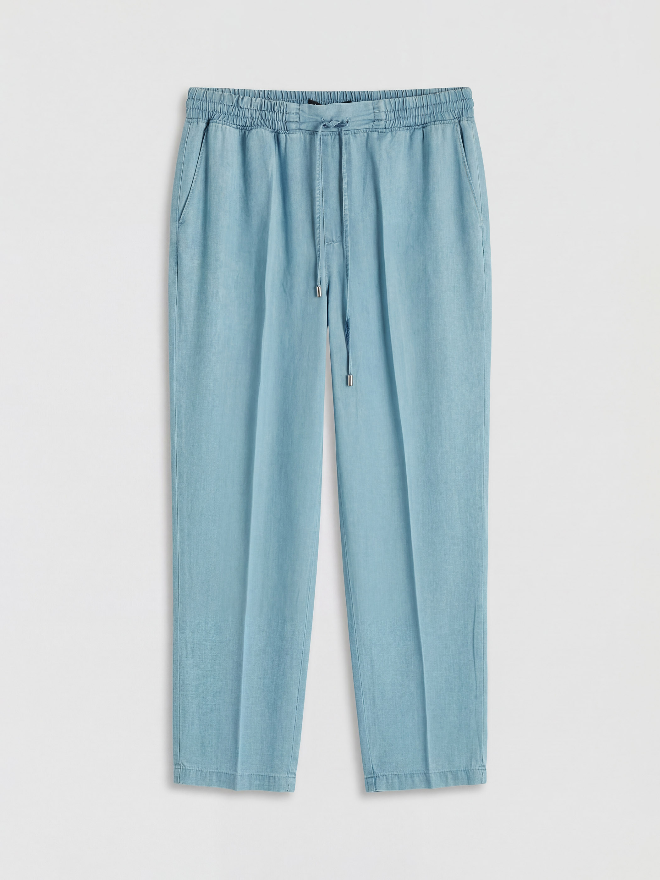 LCW Modest Beli Lastikli Mom Fit Kadın Jean Pantolon görsel 5