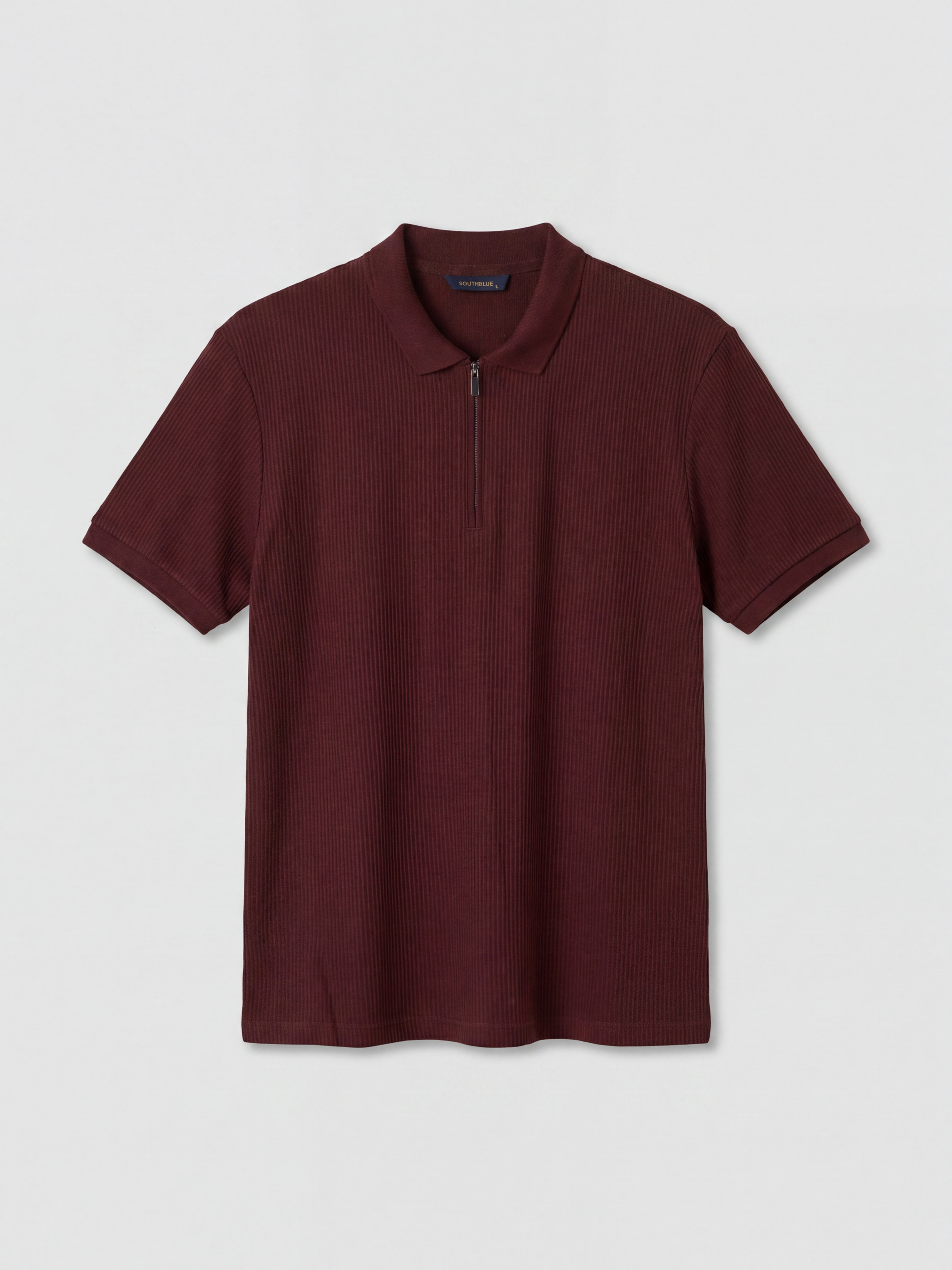 SOUTHBLUE Polo Yaka Erkek Dokulu Tişört görsel 6