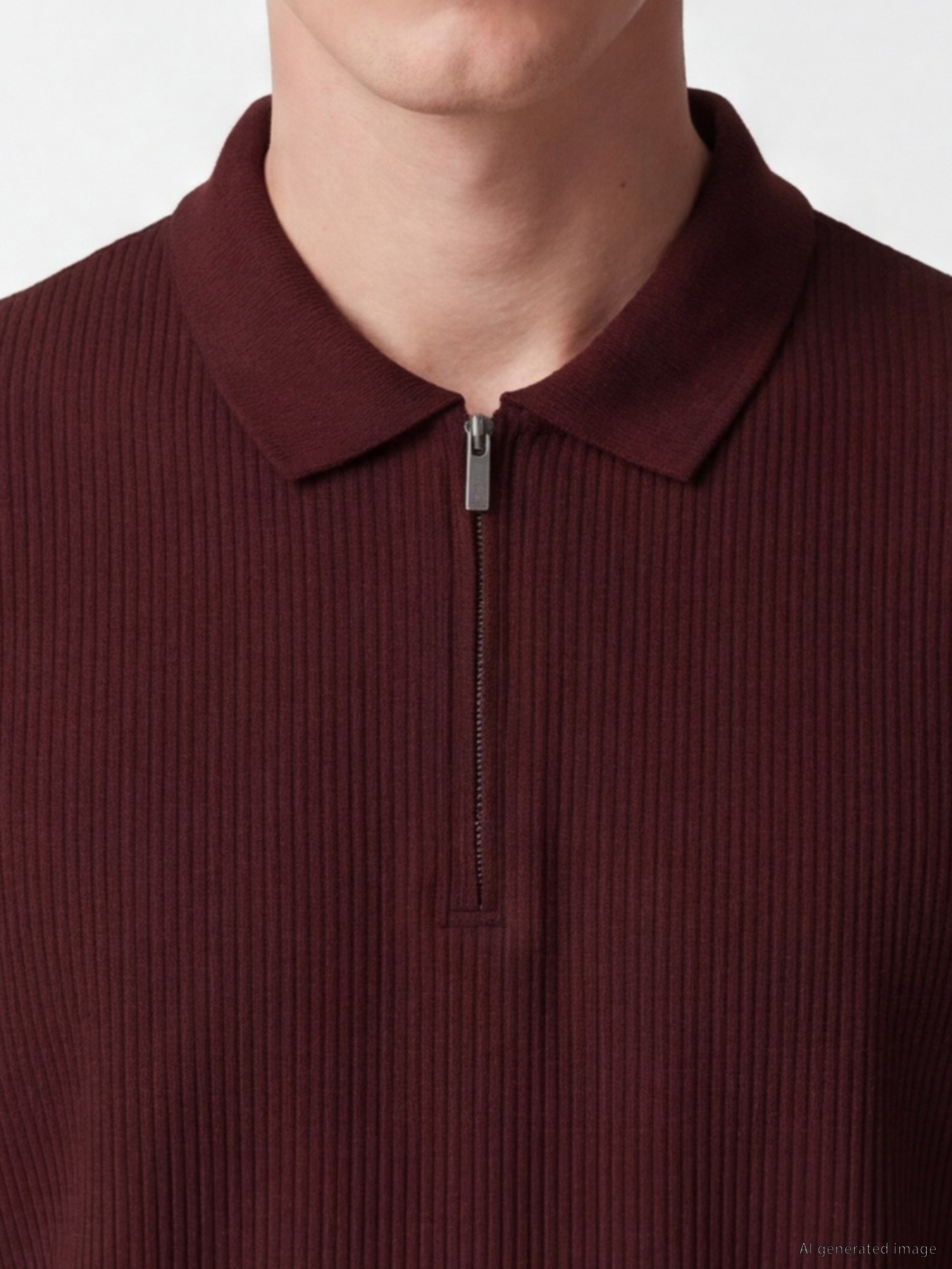 SOUTHBLUE Polo Yaka Erkek Dokulu Tişört görsel 4