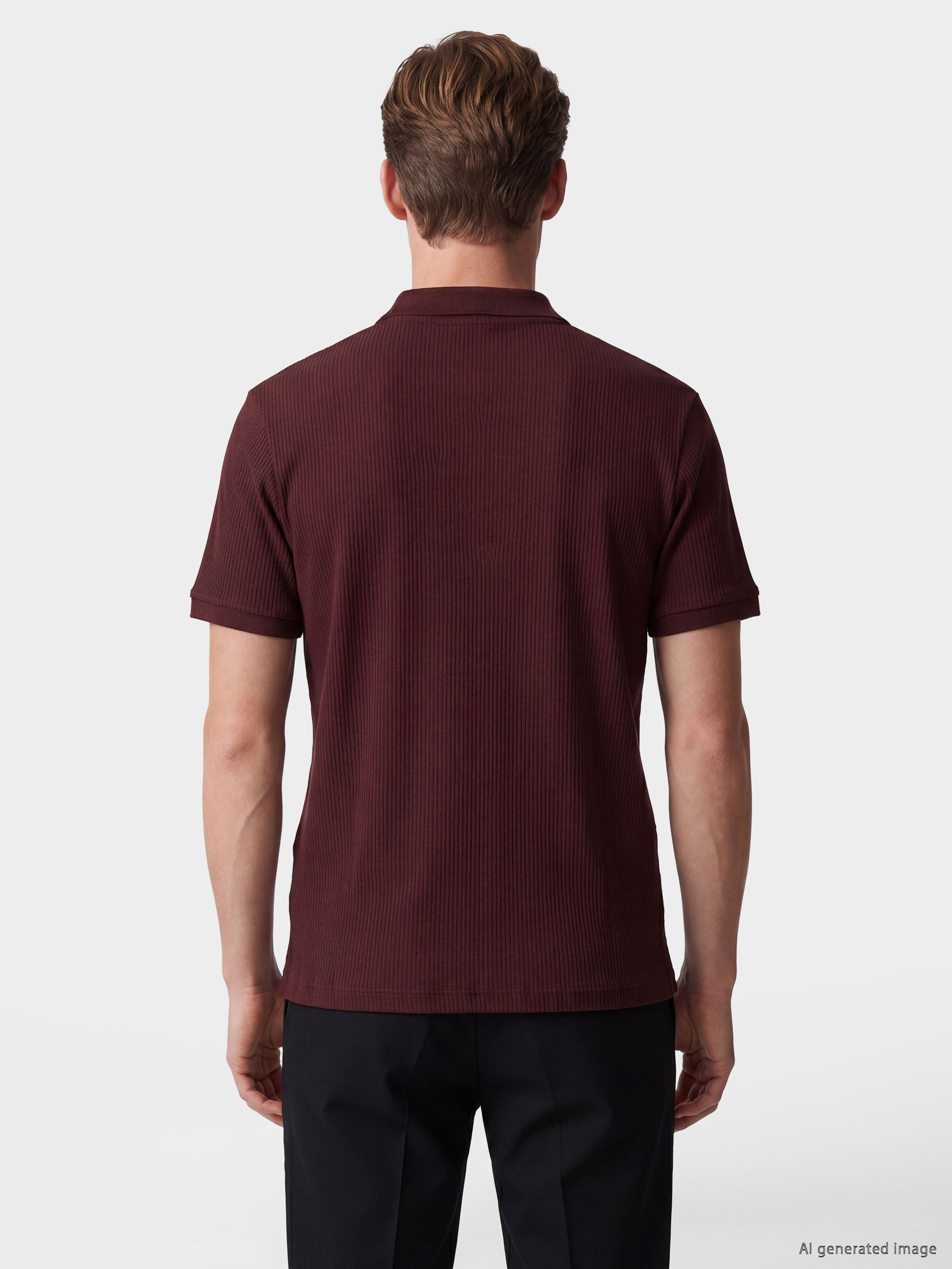 SOUTHBLUE Polo Yaka Erkek Dokulu Tişört görsel 5