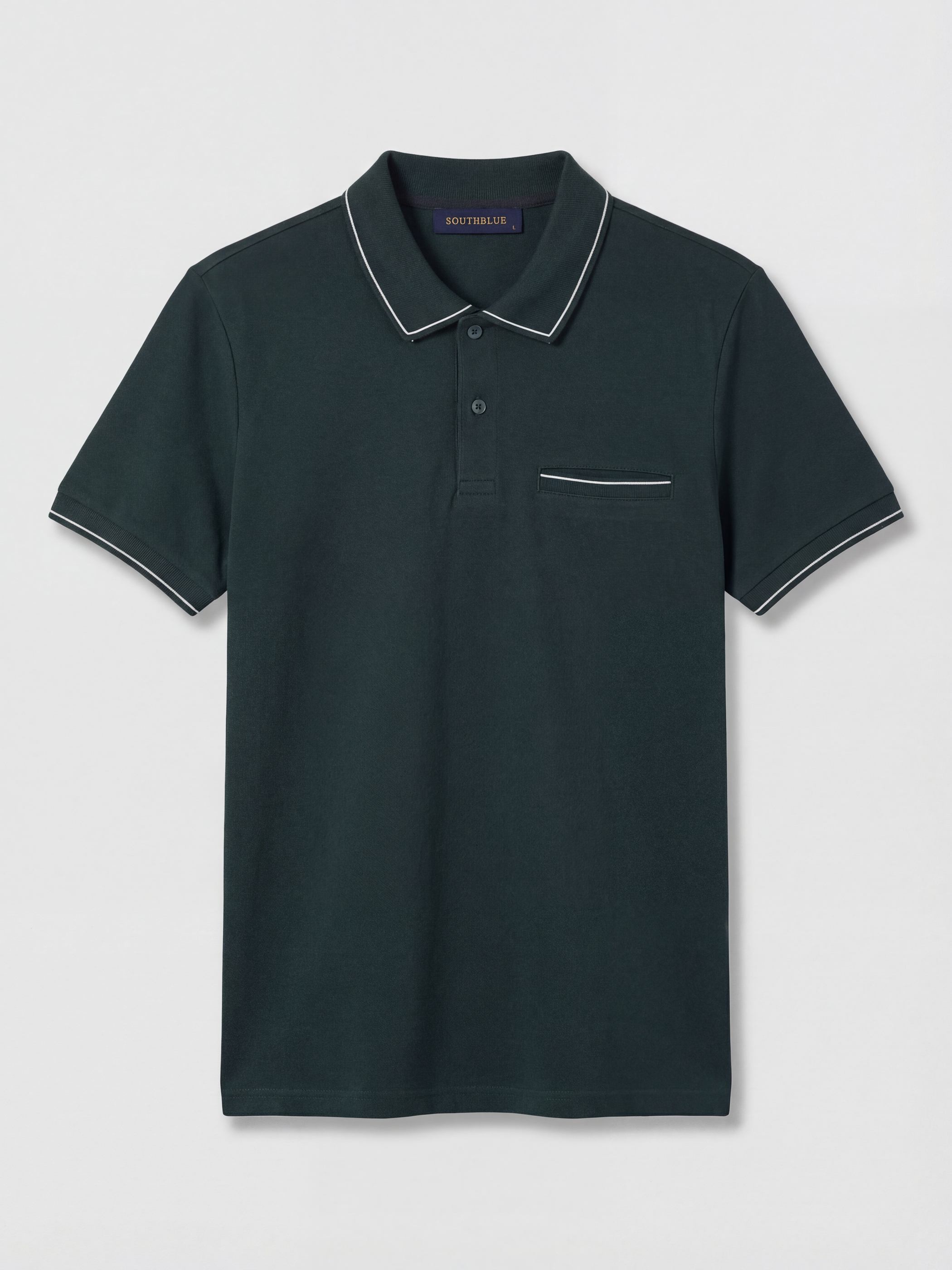 SOUTHBLUE Polo Yaka Pike Erkek Tişört görsel 5