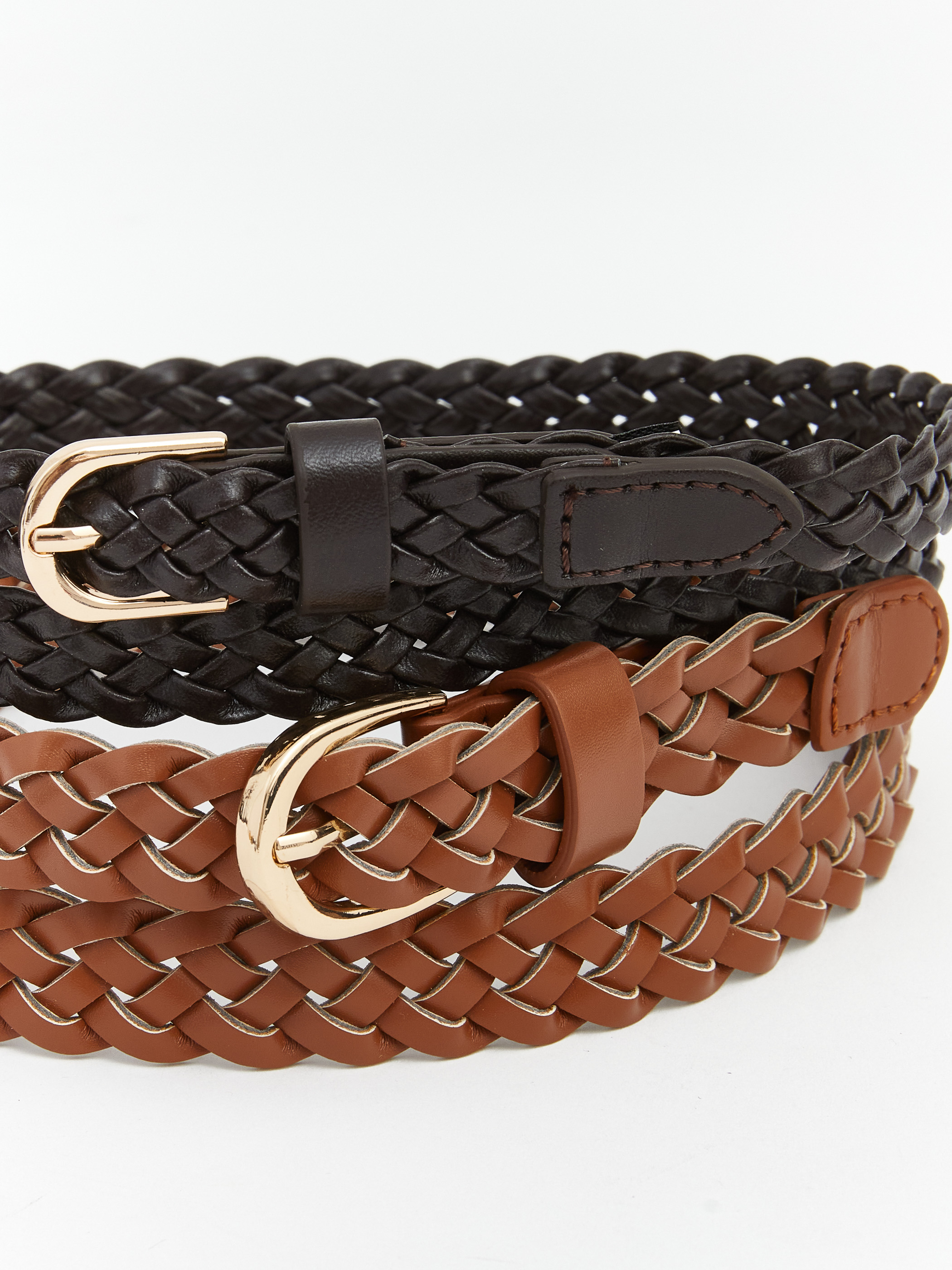 LCW ACCESSORIES Örgülü Kadın Kemer 2'li görsel 2