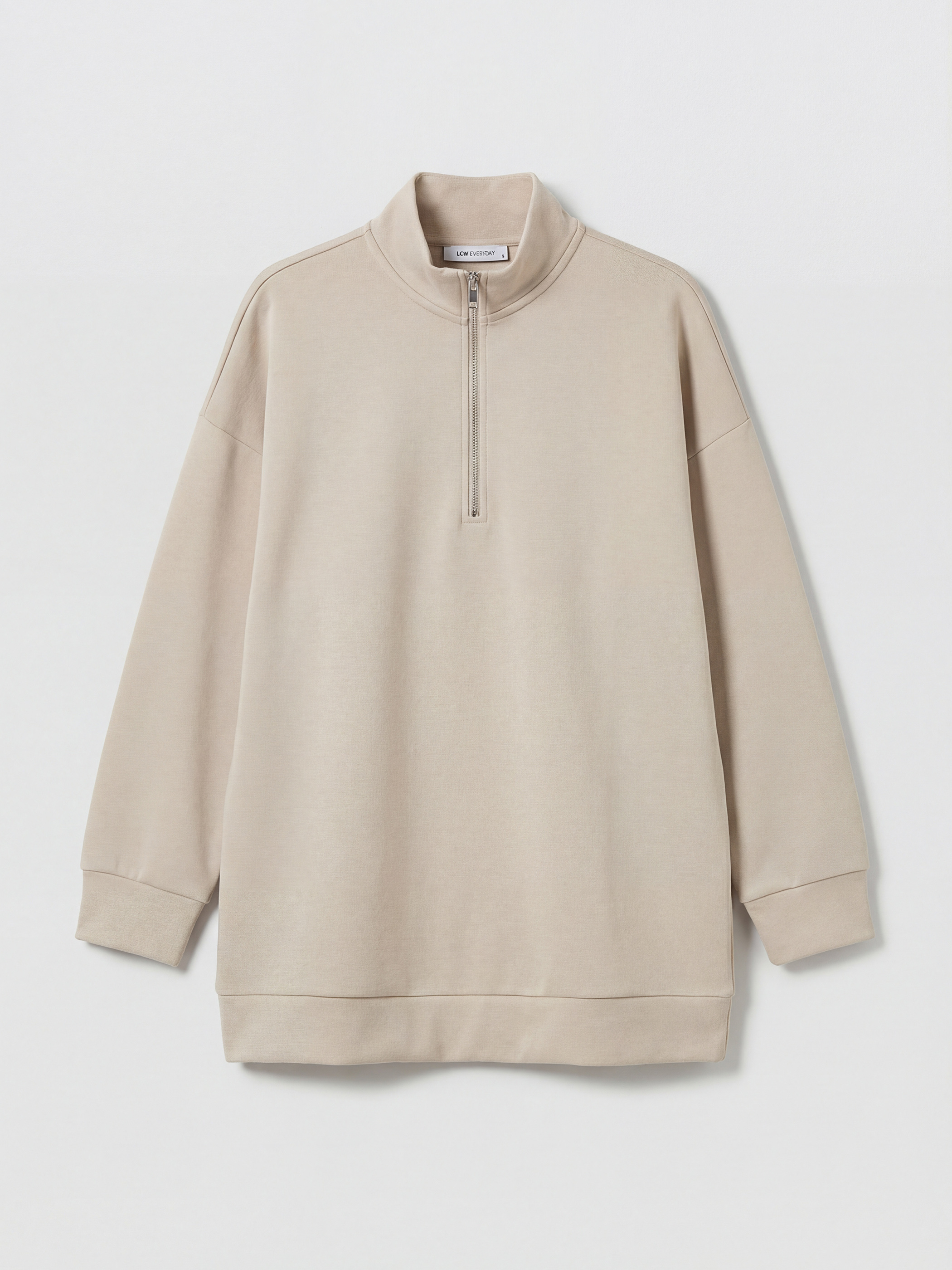 LCW EVERYDAY Dik Yaka Kadın Sweatshirt görsel 5