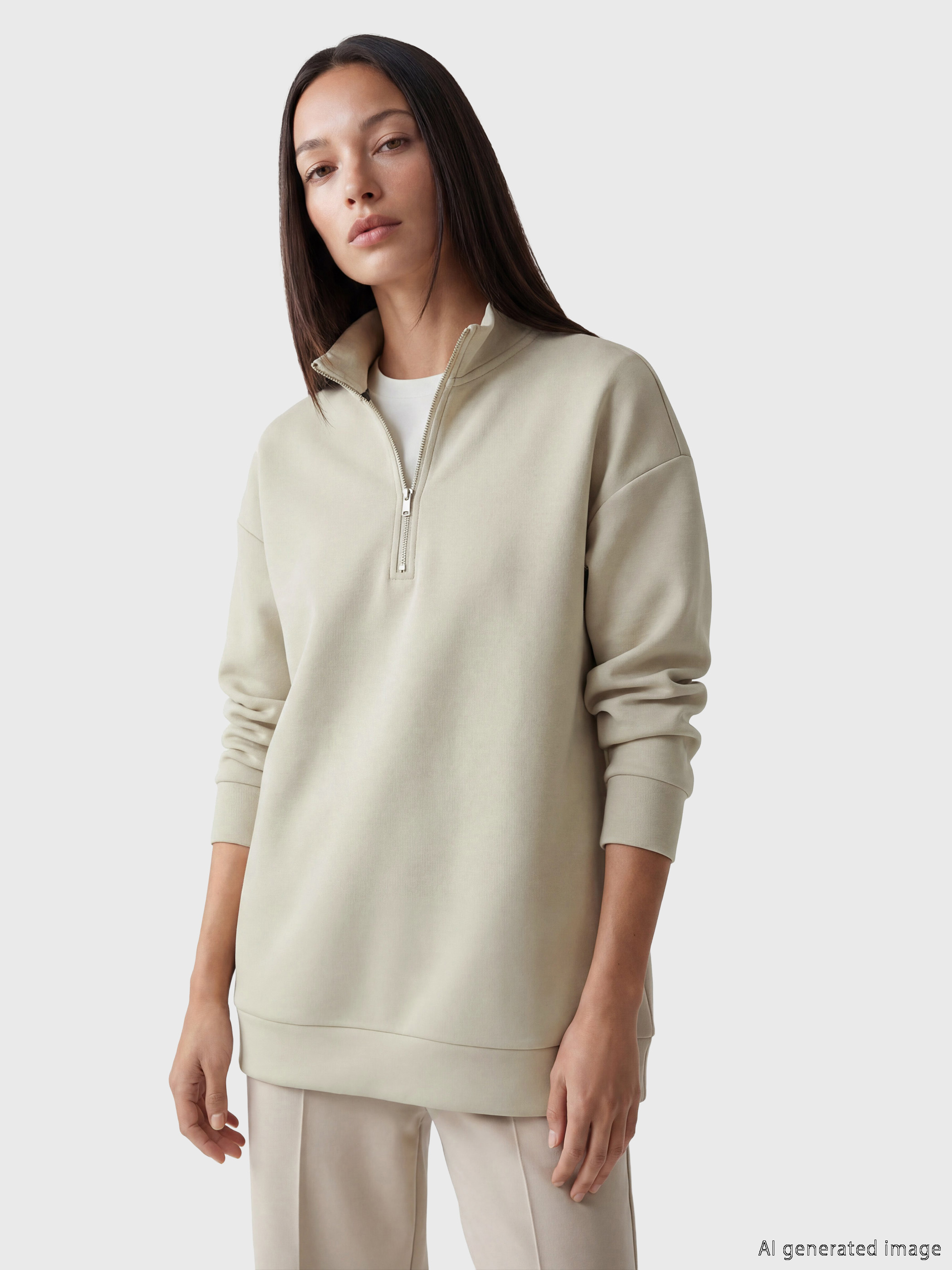 LCW EVERYDAY Dik Yaka Kadın Sweatshirt
