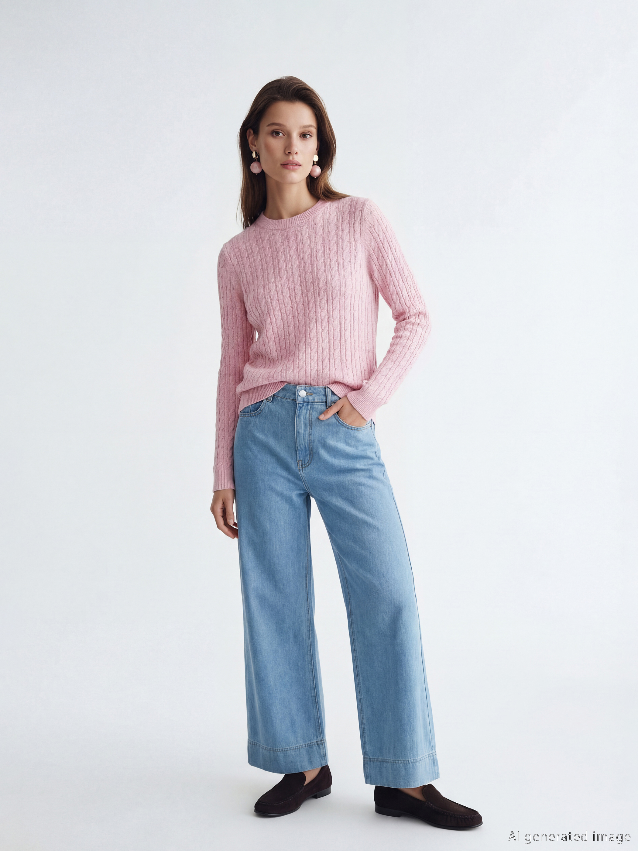 LCW Modest Wideleg Kadın Jean Pantolon