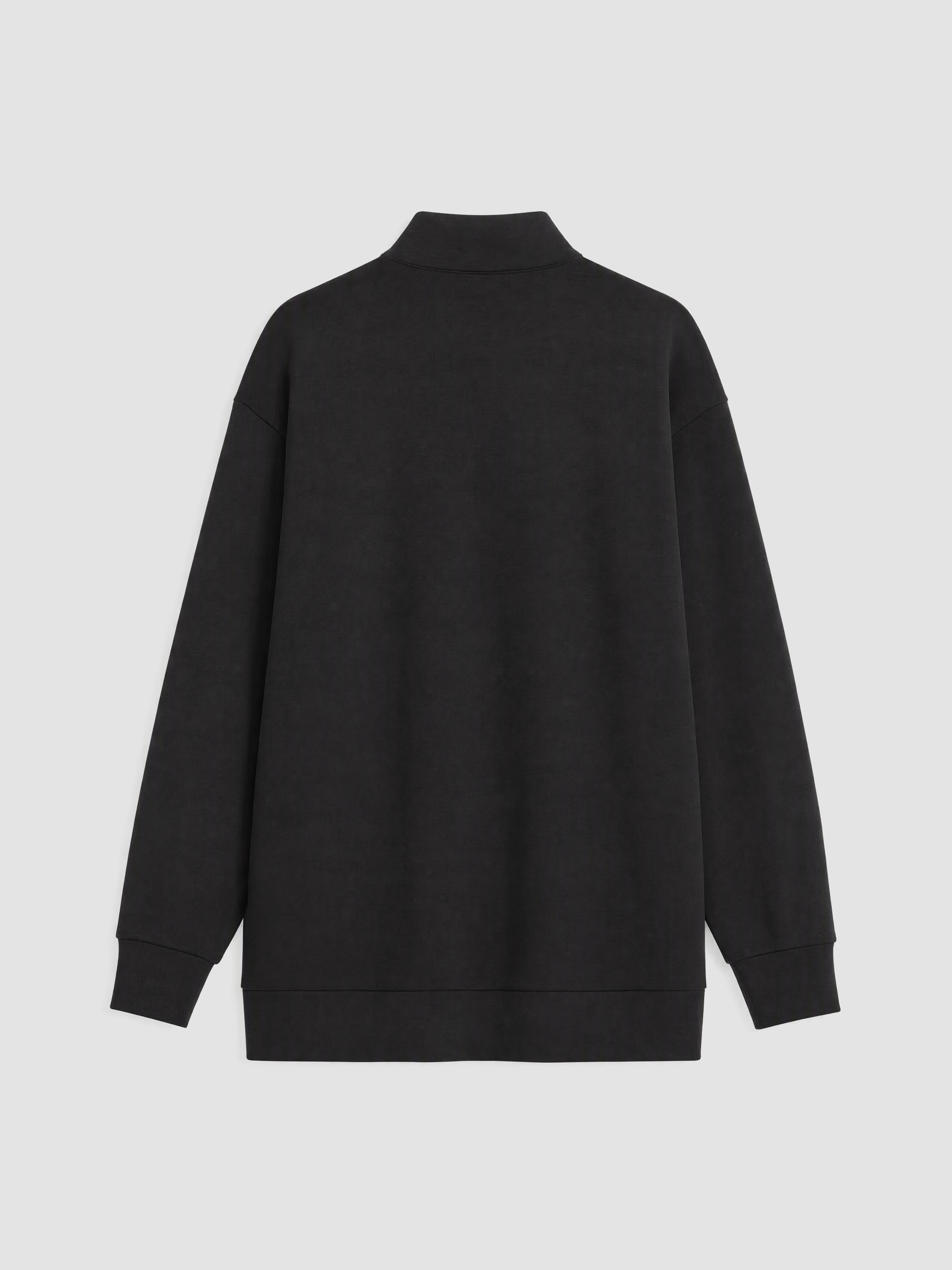 LCW Modest Soft Touch Oversize Kadın Sweatshirt Tunik görsel 7