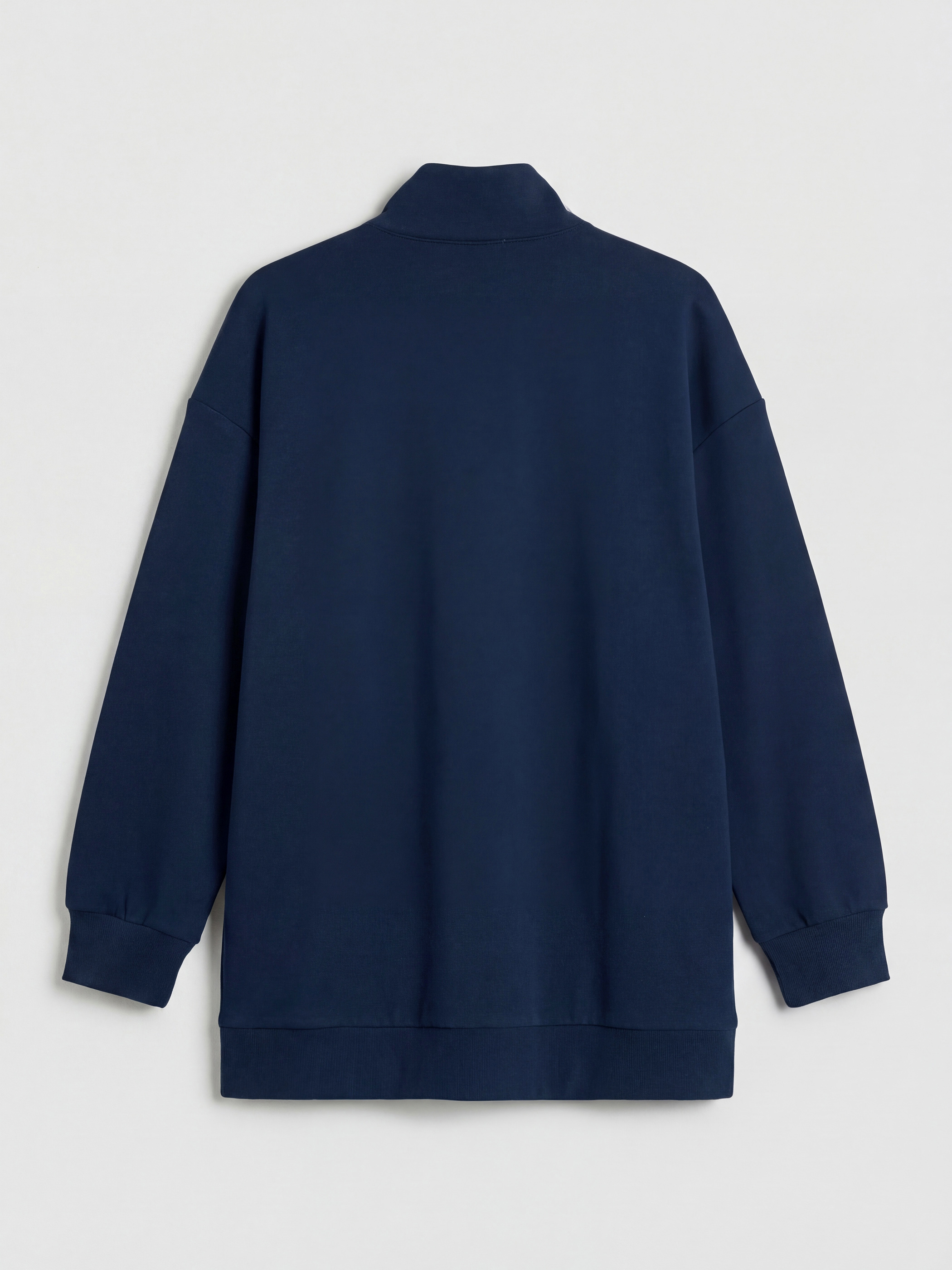 LCW Modest Soft Touch Oversize Kadın Sweatshirt Tunik görsel 6