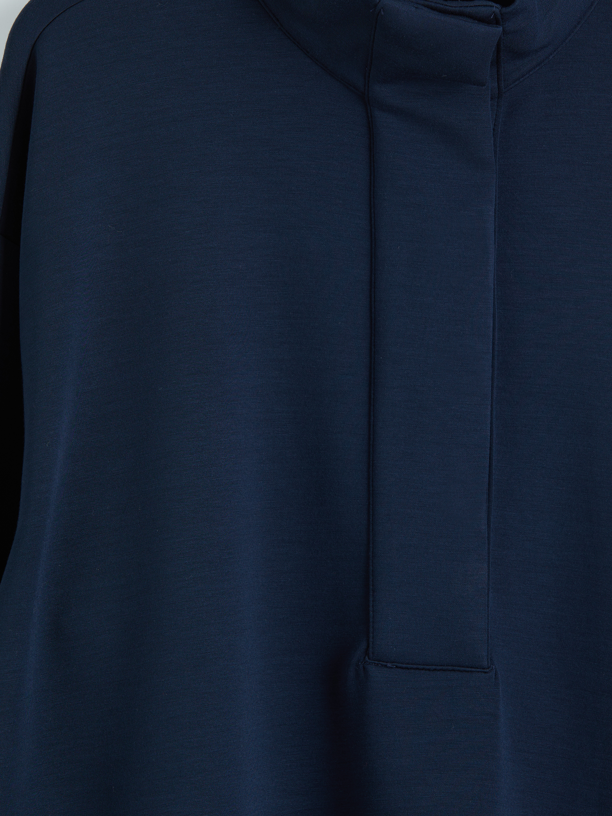 LCW Modest Soft Touch Oversize Kadın Sweatshirt Tunik görsel 7