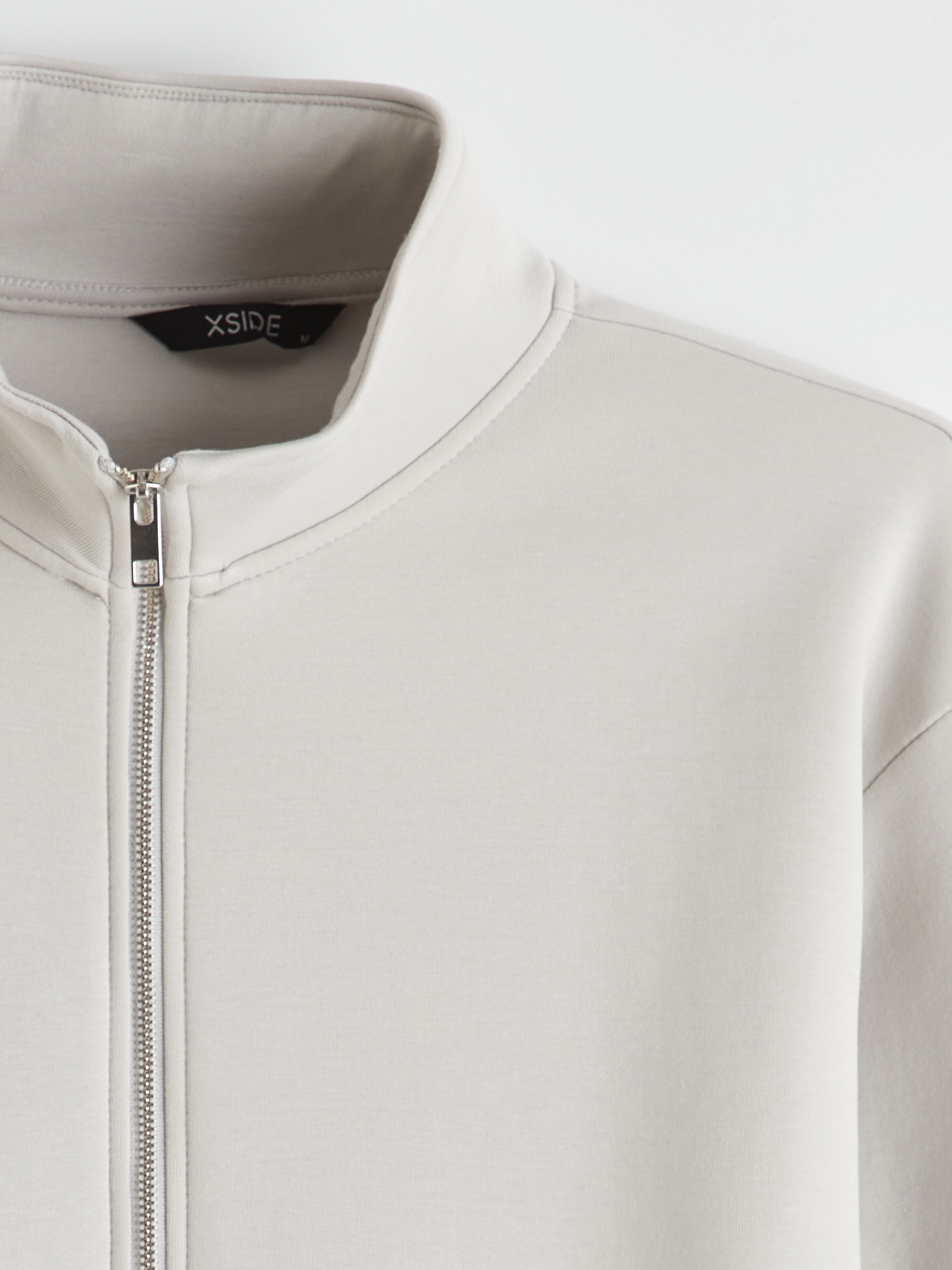 XSIDE Dik Yaka Erkek Fermuarlı Sweatshirt görsel 6