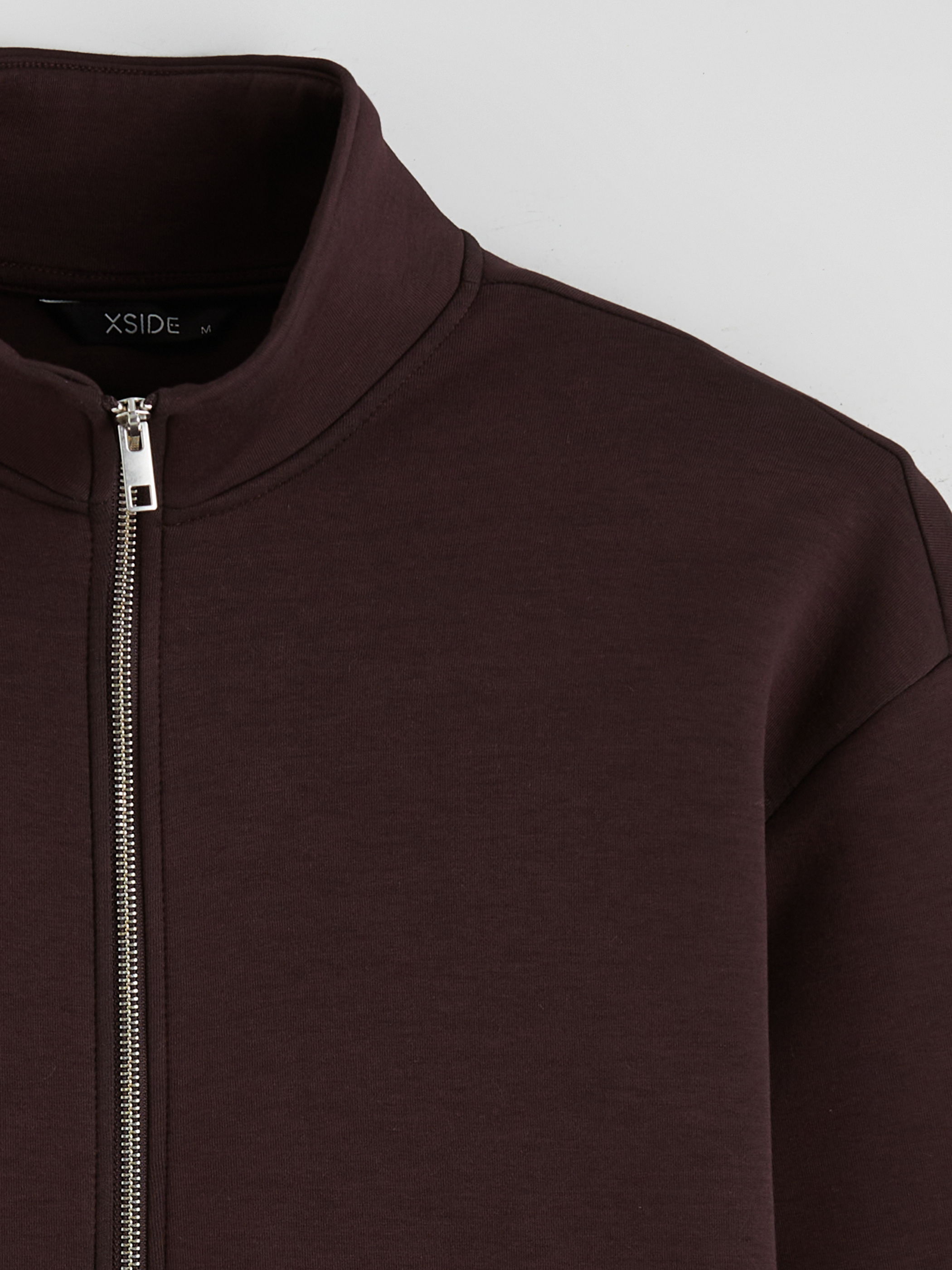 XSIDE Dik Yaka Erkek Fermuarlı Sweatshirt görsel 7