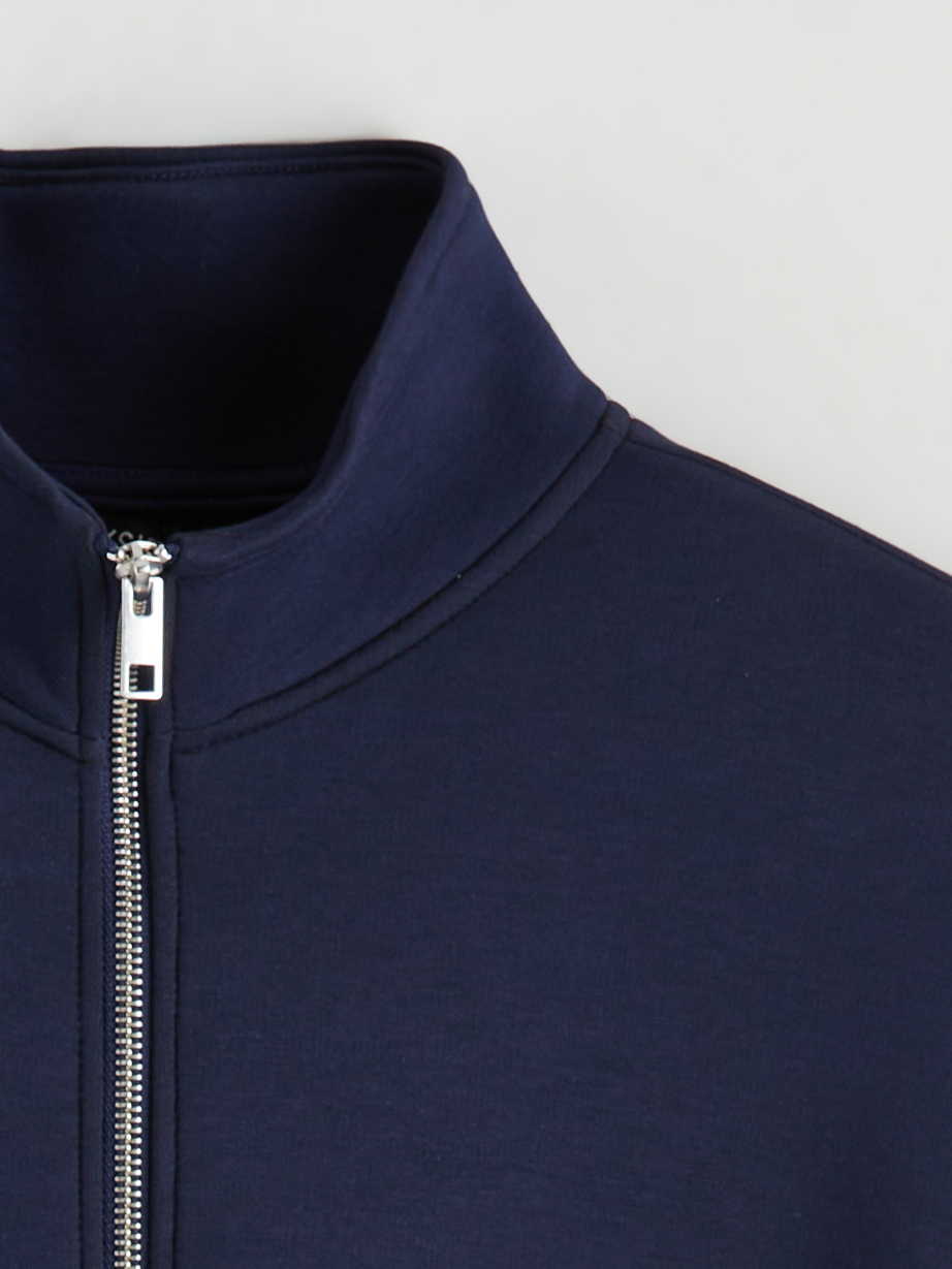 XSIDE Dik Yaka Erkek Fermuarlı Sweatshirt görsel 6