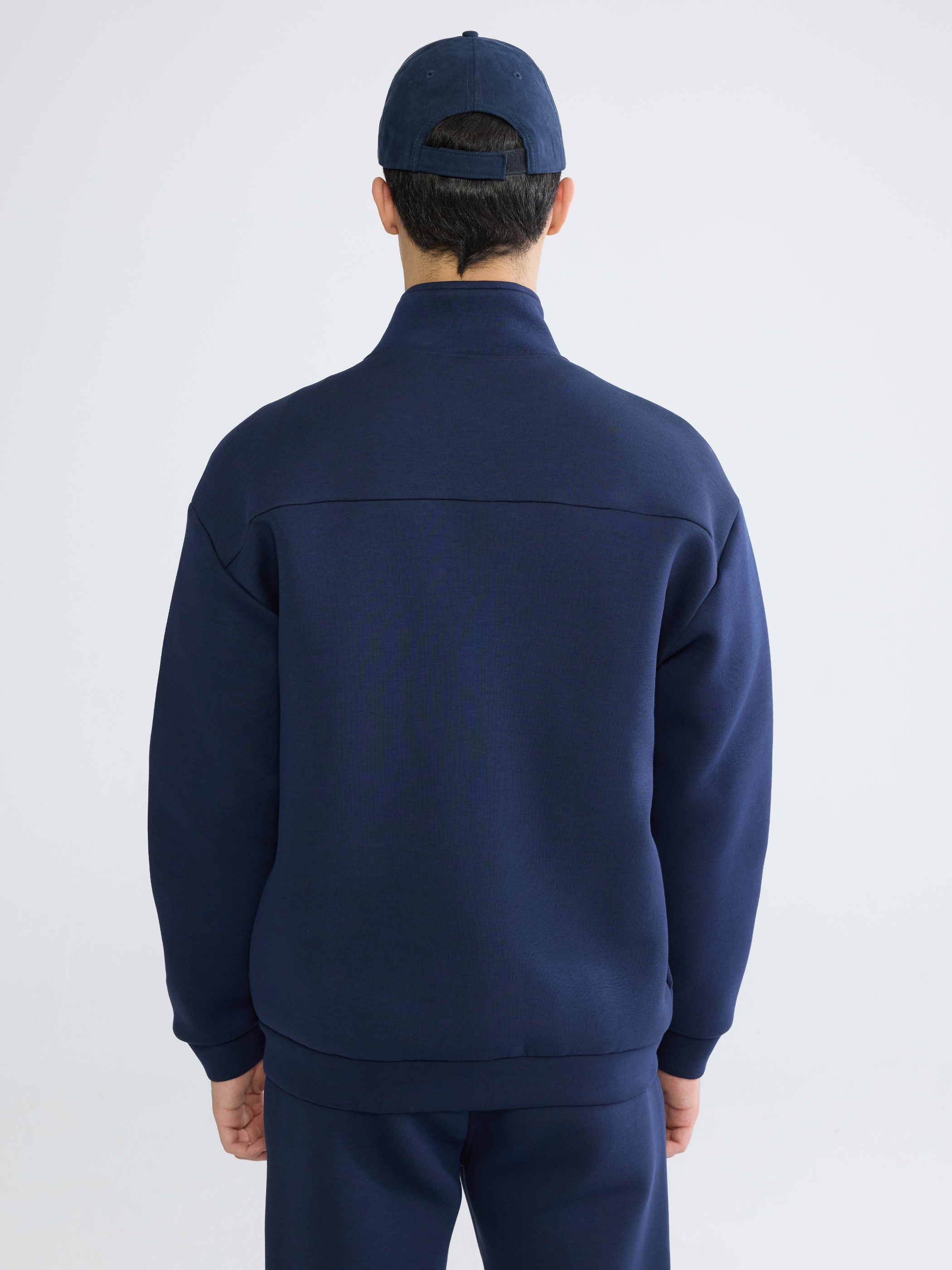 XSIDE Dik Yaka Erkek Fermuarlı Sweatshirt görsel 4