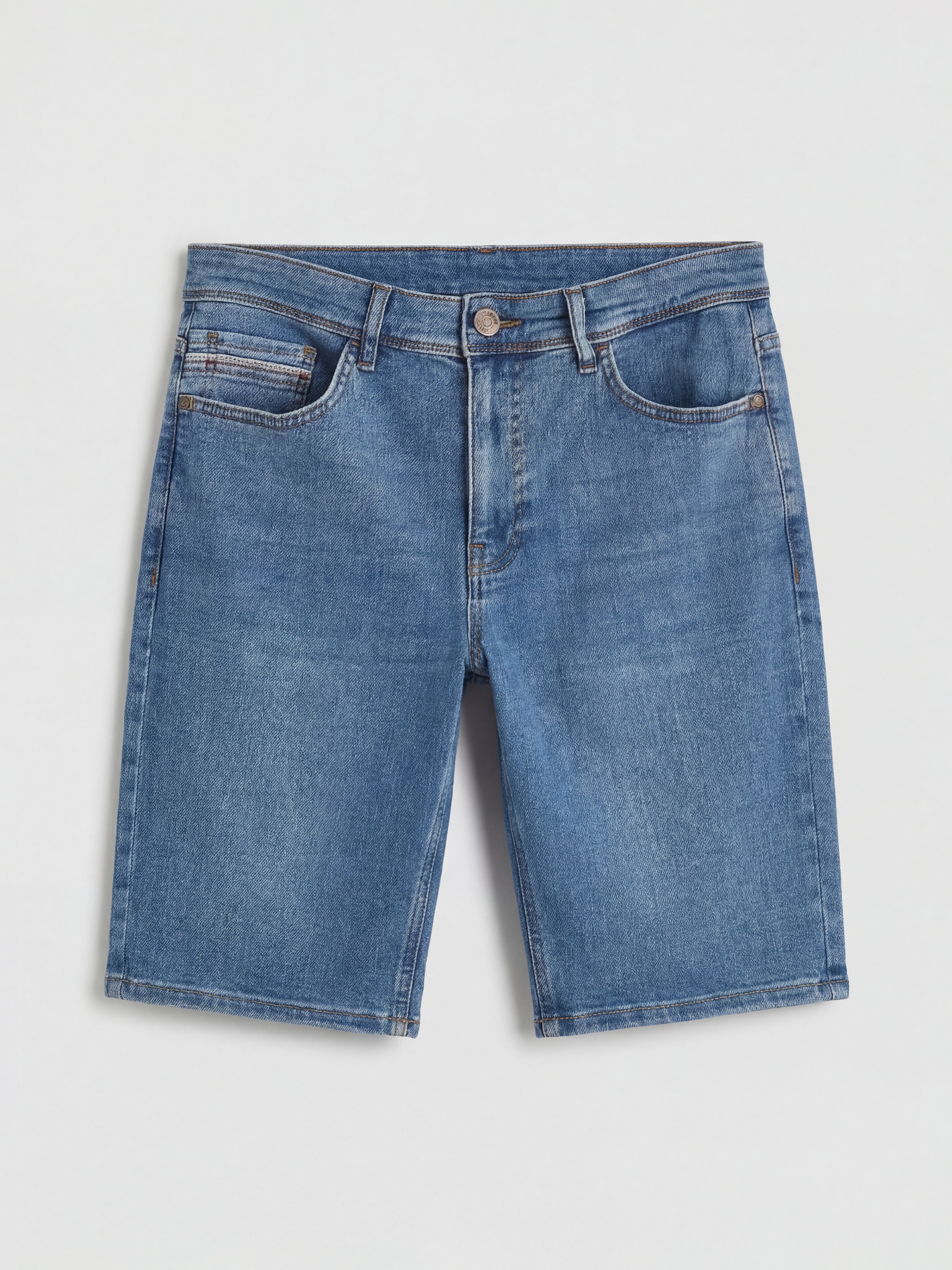 LCW Jeans Slim Fit Erkek Jean Şort görsel 4