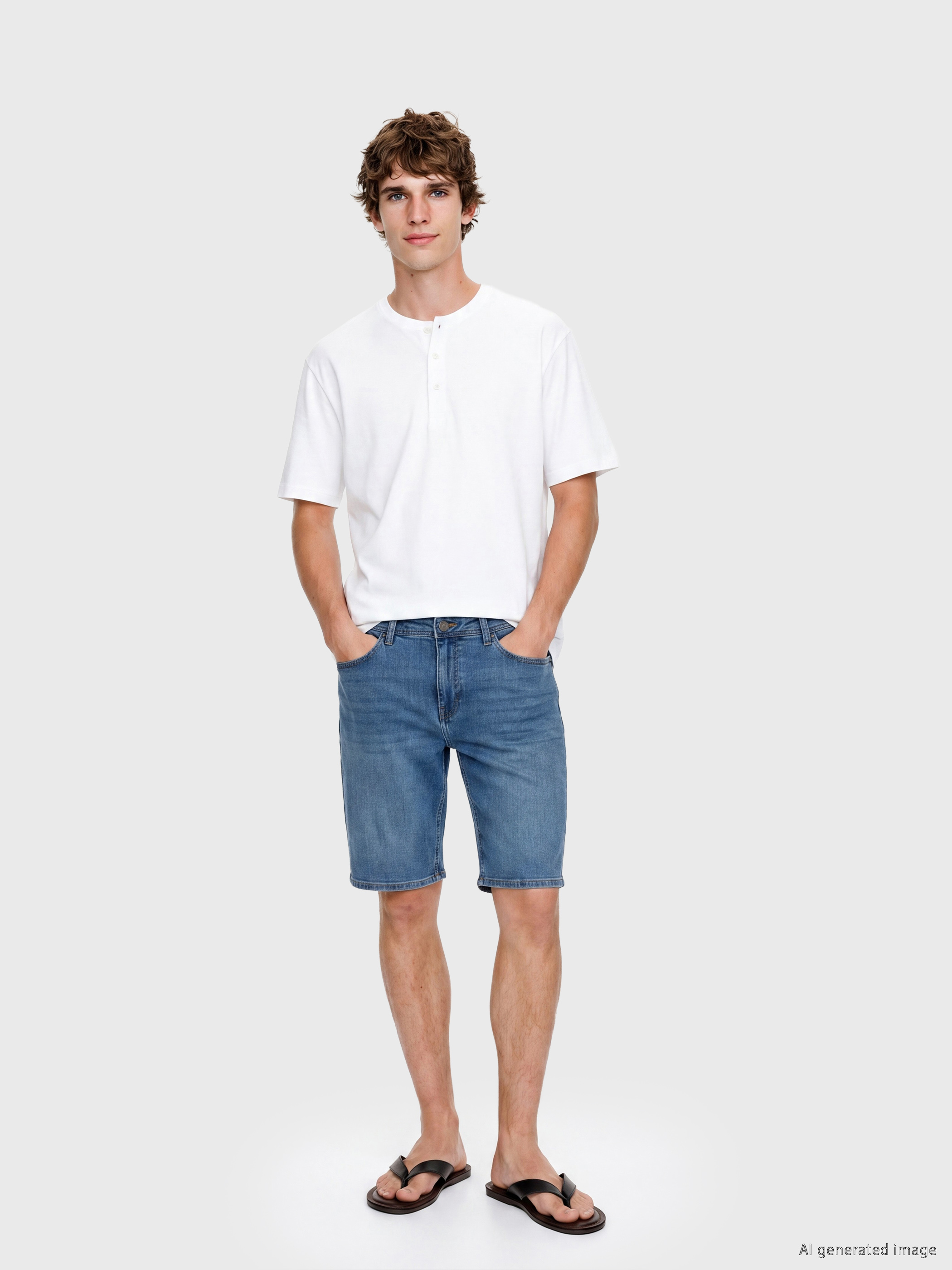 LCW Jeans Süper Skinny Fit Erkek Jean Şort