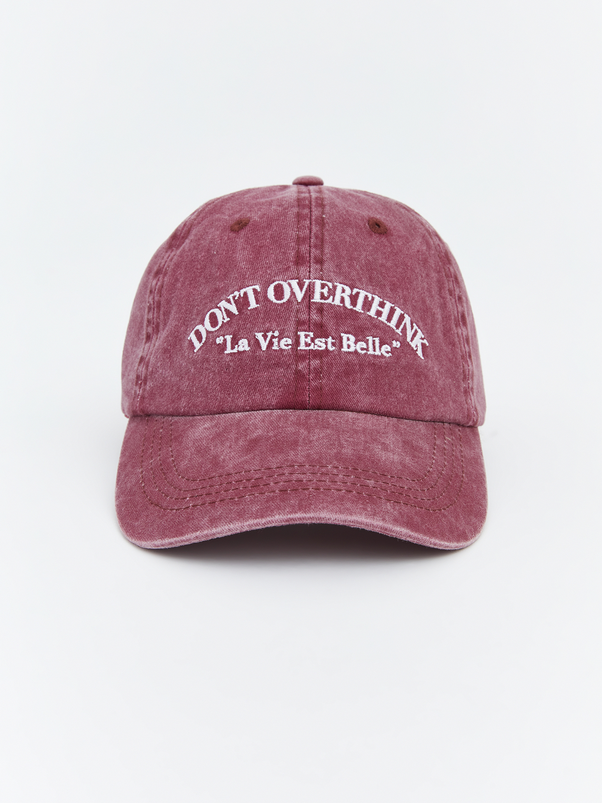LCW ACCESSORIES Slogan Nakışlı Kadın Gabardin Kep Şapka görsel 2