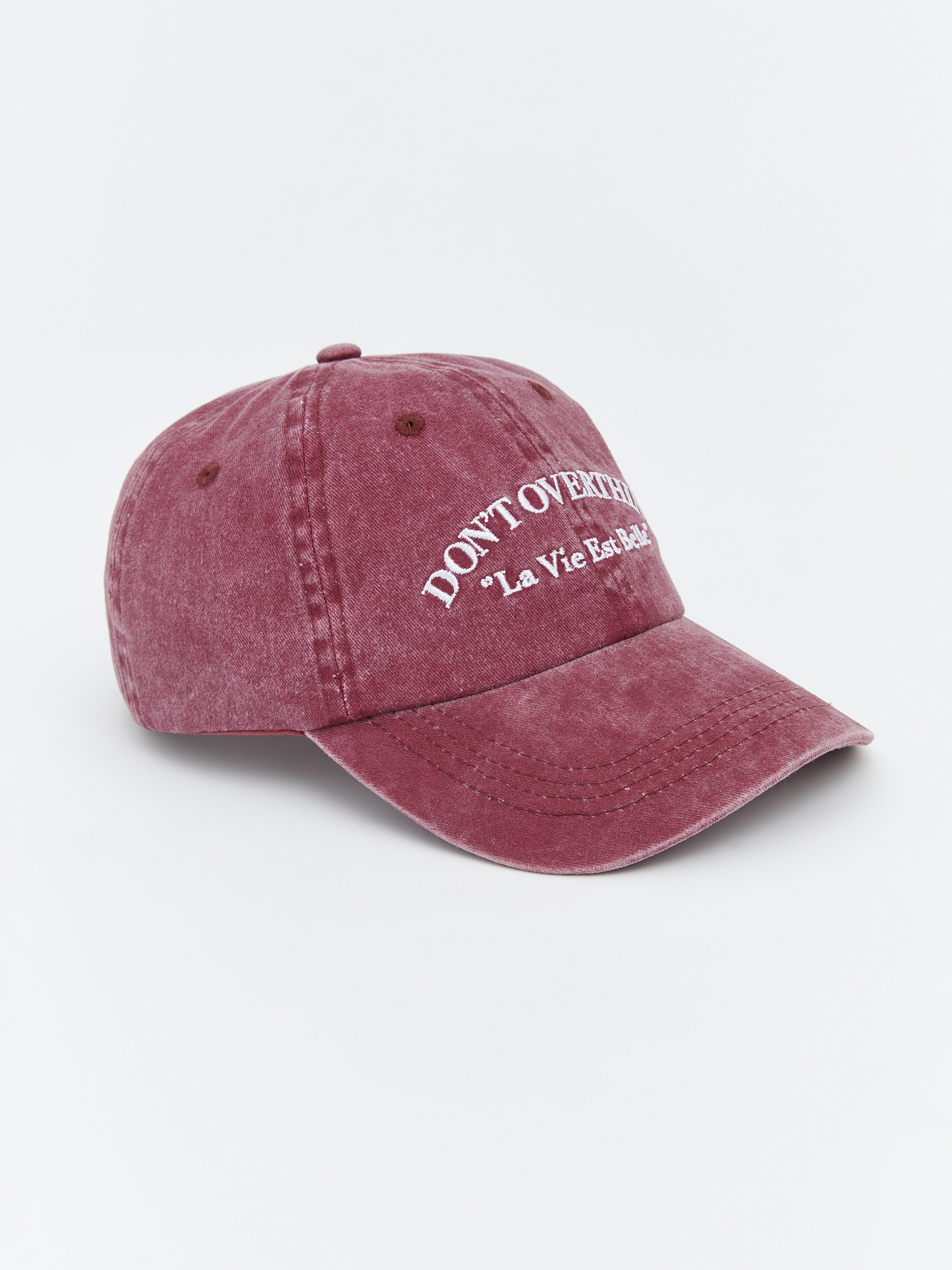 LCW ACCESSORIES Slogan Nakışlı Kadın Gabardin Kep Şapka görsel 3