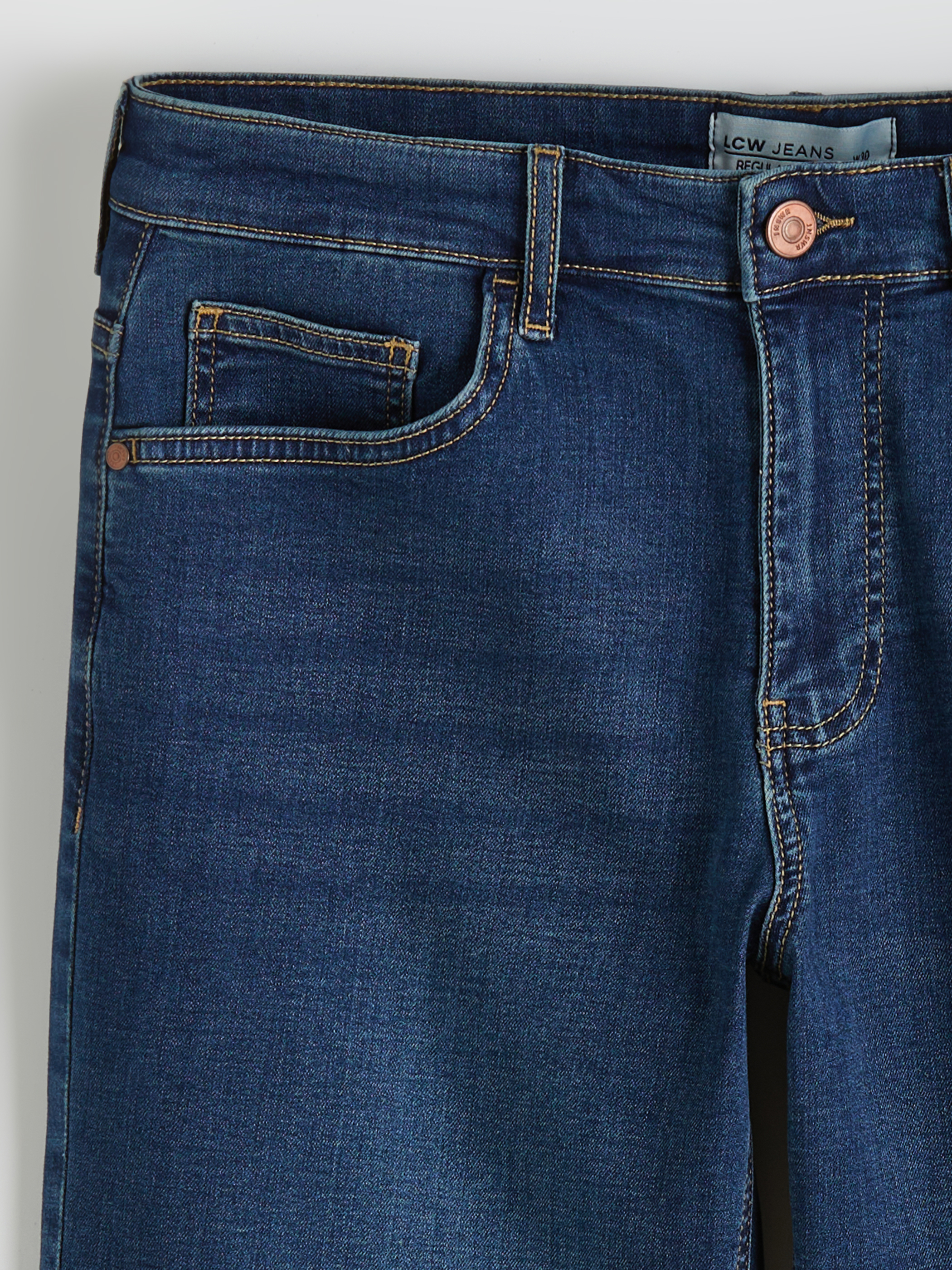 LCW Jeans Standart Kalıp Erkek Jean Şort görsel 6