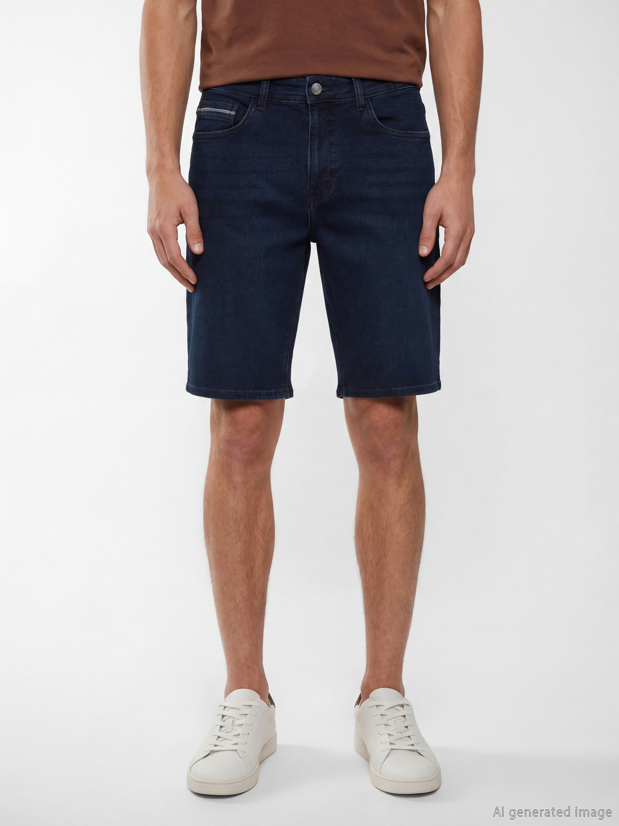LCW Jeans Slim Fit Erkek Jean Şort görsel 2
