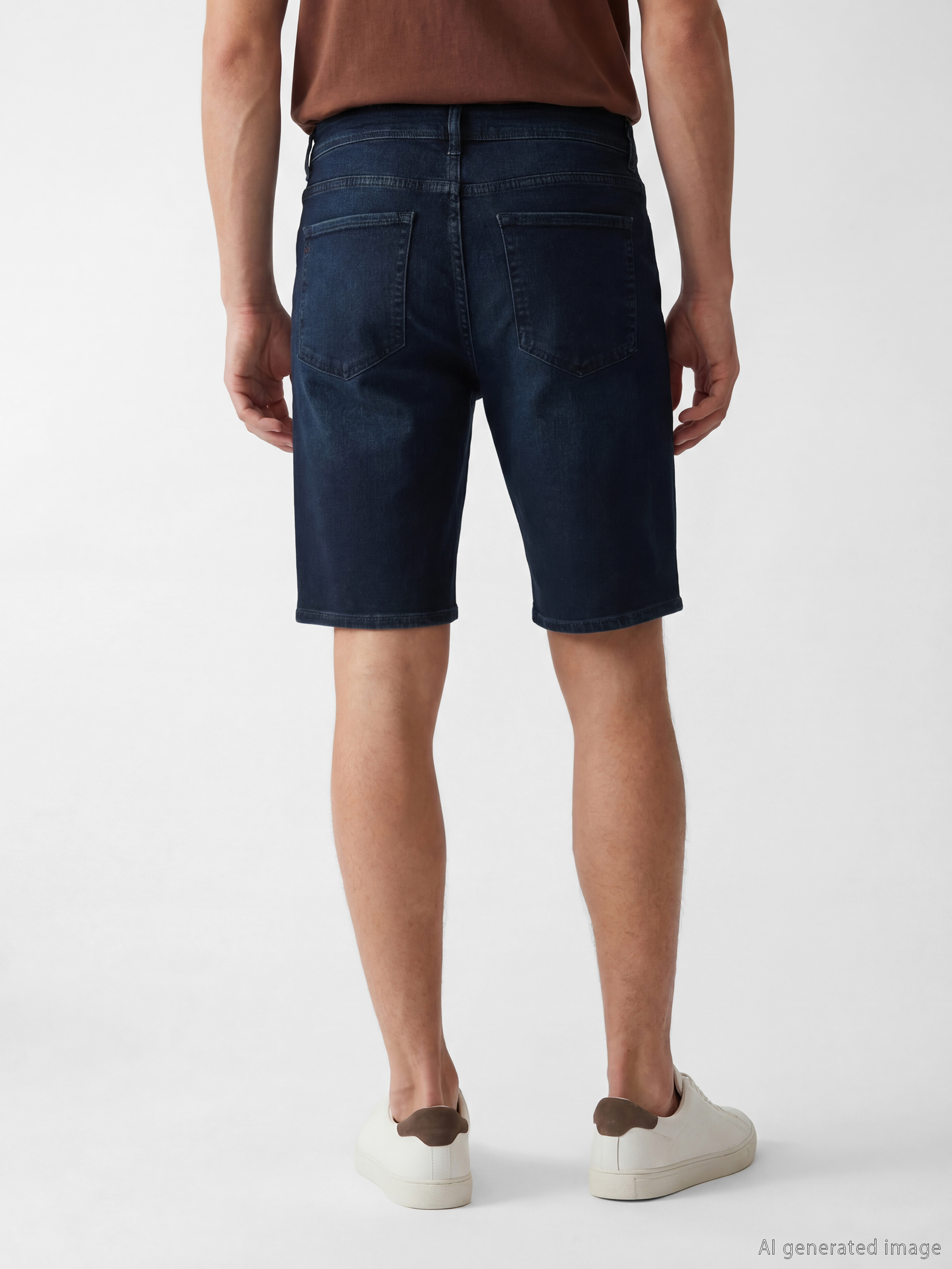 LCW Jeans Slim Fit Erkek Jean Şort görsel 4