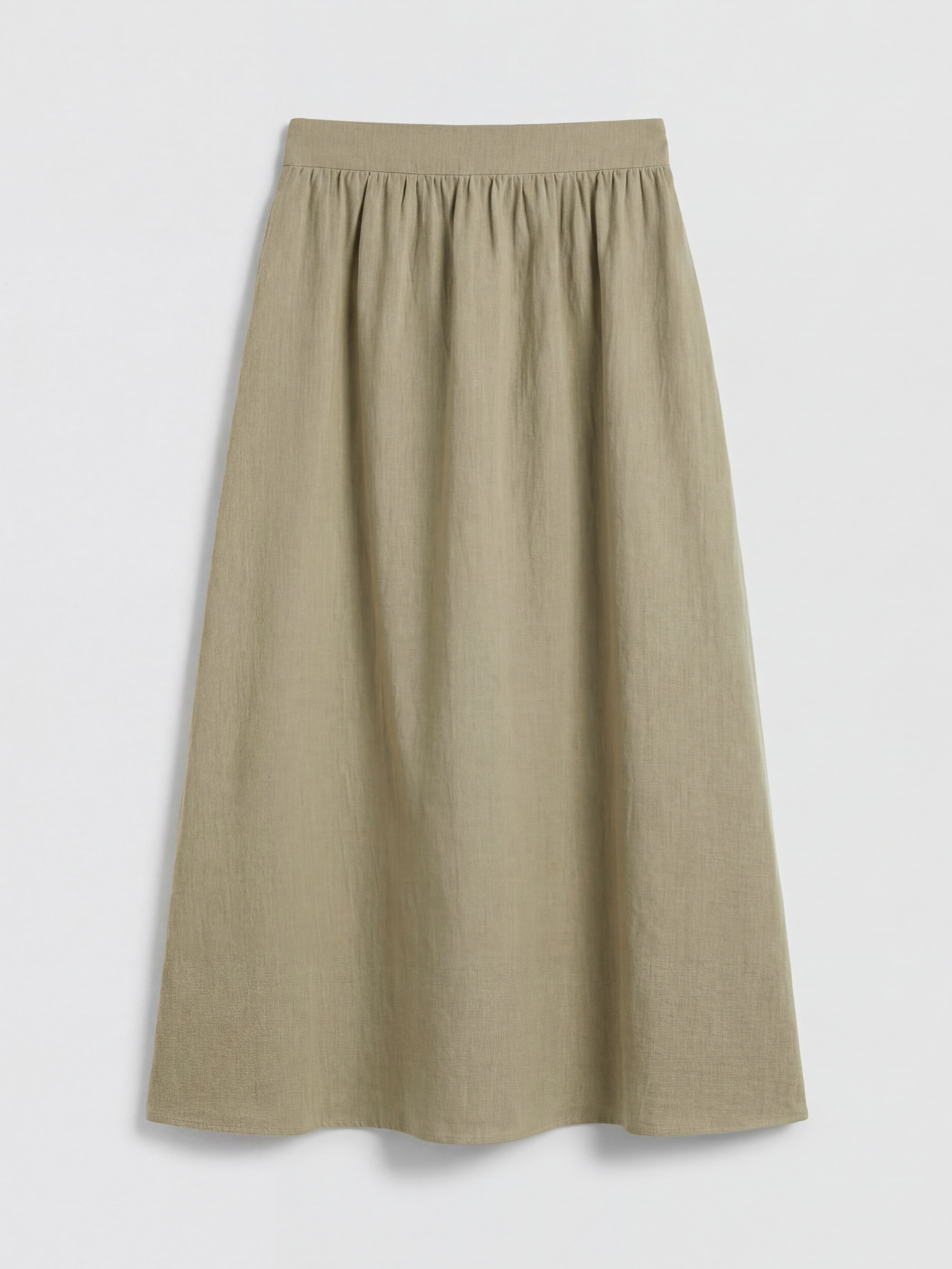 LCW Modest Beli Lastikli Kloş Müslin Etek görsel 5