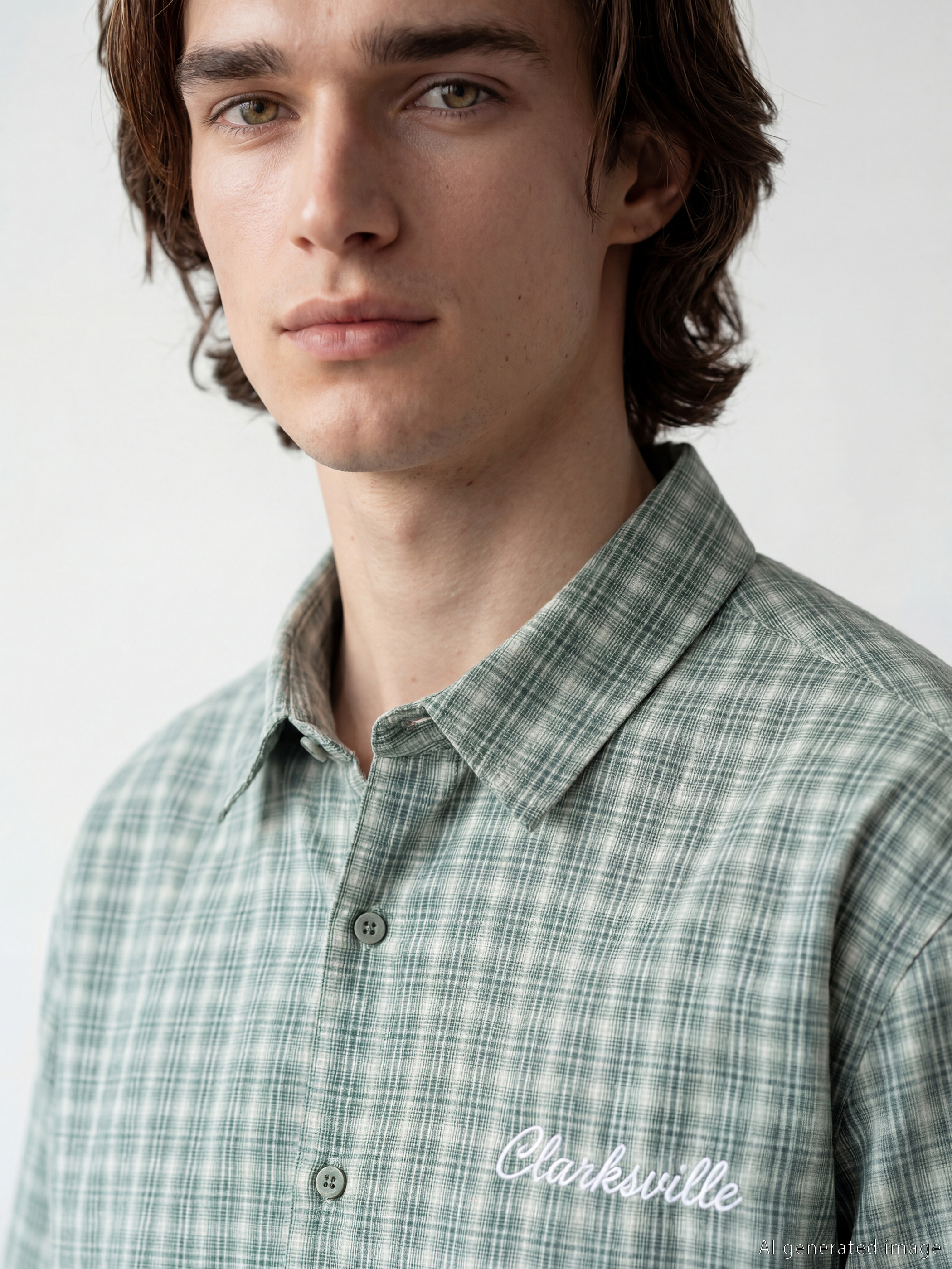 XSIDE Loose Fit Nakışlı Erkek Gömlek görsel 3