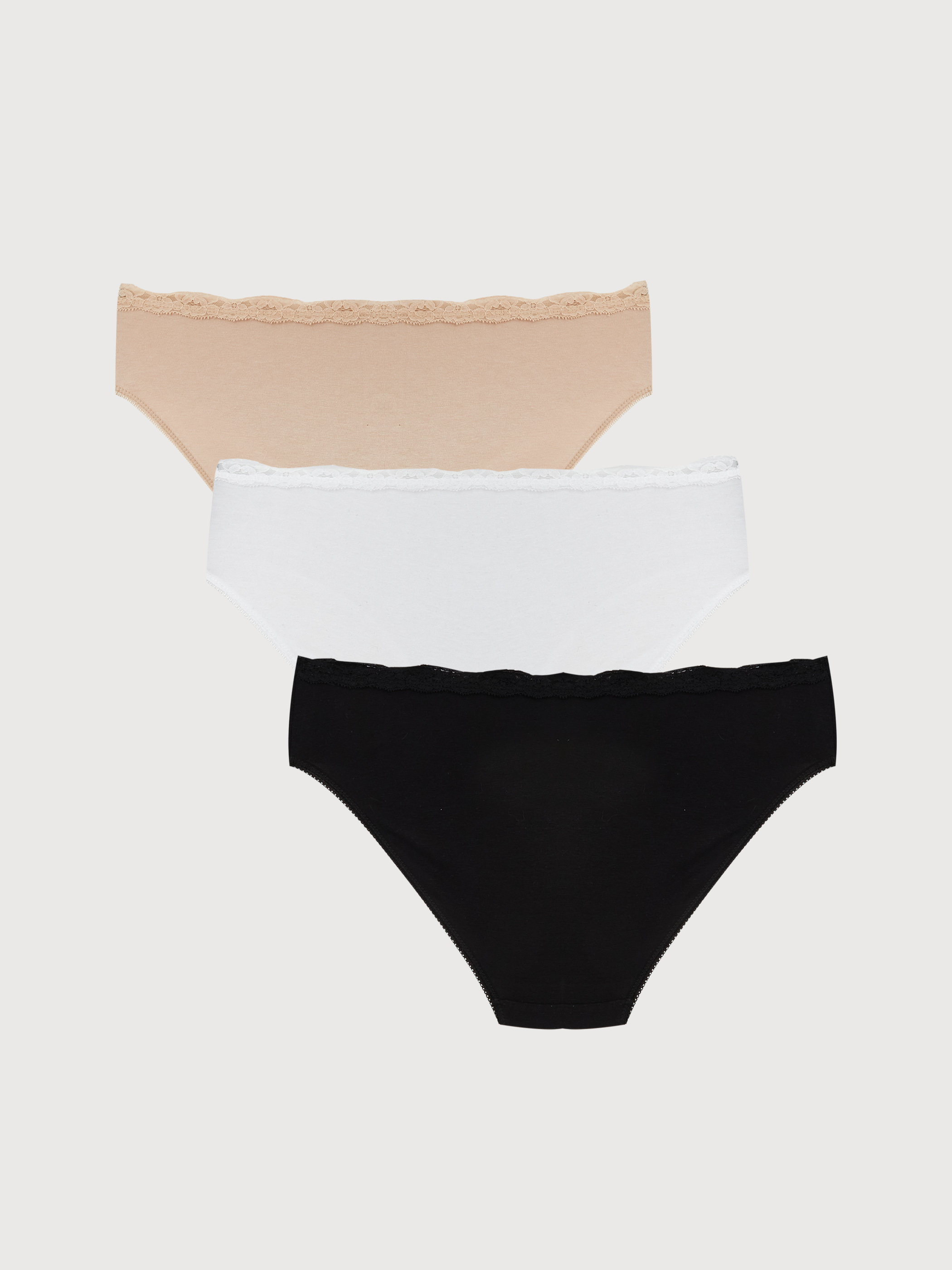 LCW DREAM Dantel Detaylı Bikini Külot 3'lü görsel 3