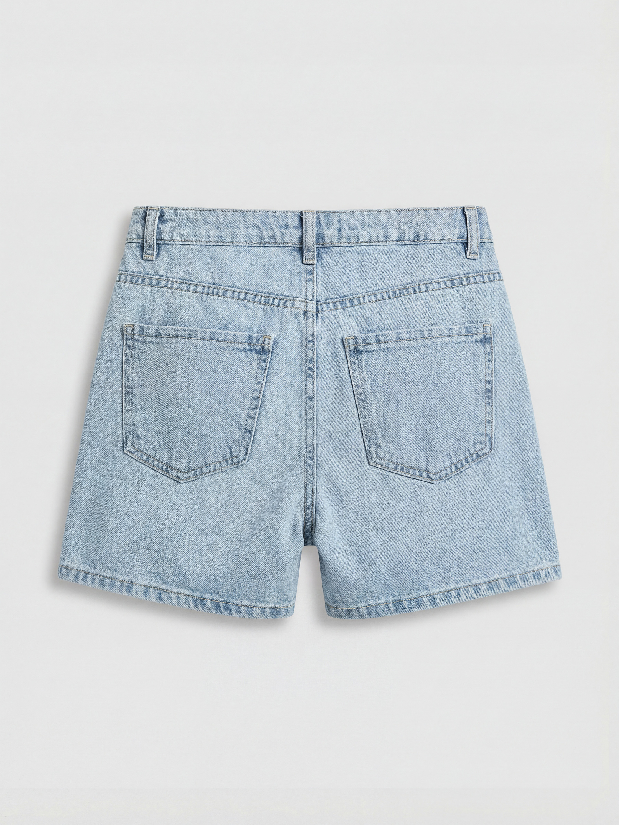 LCW Jeans Yüksek Bel Kadın Jean Şort Etek görsel 6