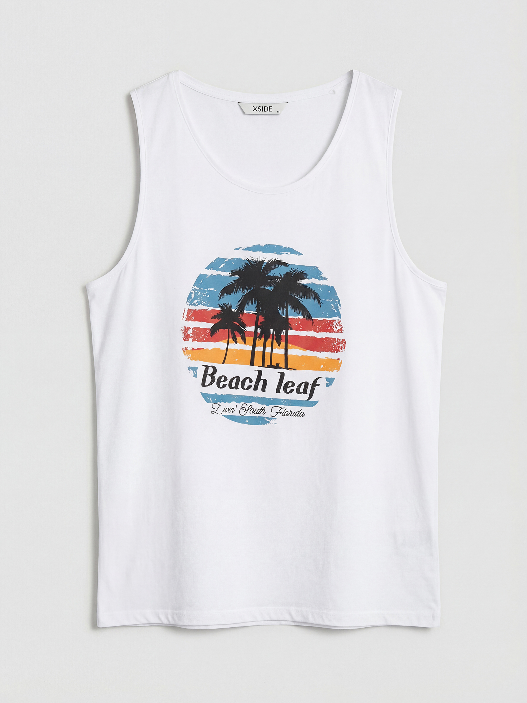 LC WAIKIKI Bisiklet Yaka Florida Baskılı Erkek Kolsuz Tişört görsel 6