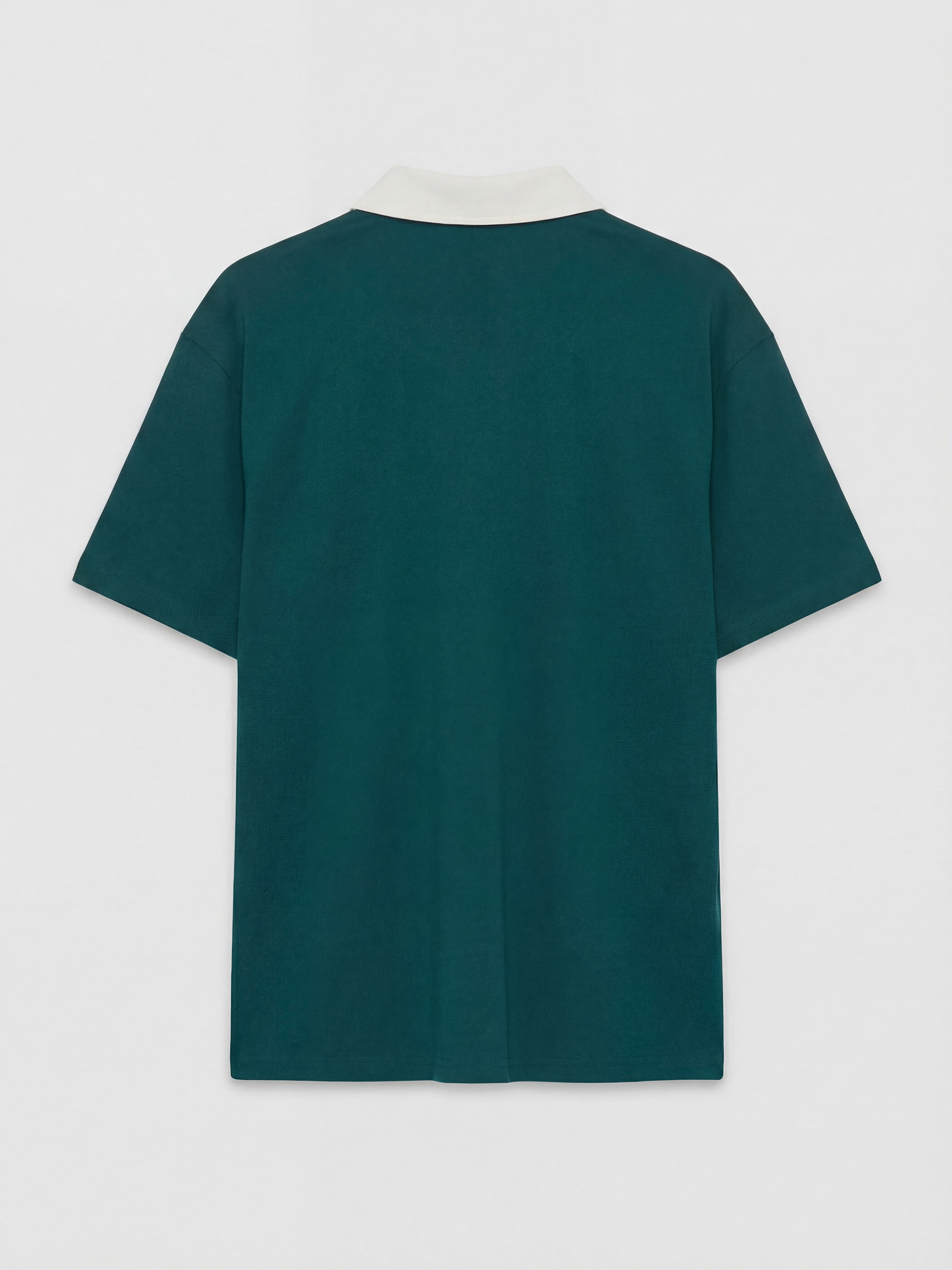 XSIDE Rahat Fit Nakışlı Polo Yaka Erkek Tişört görsel 6