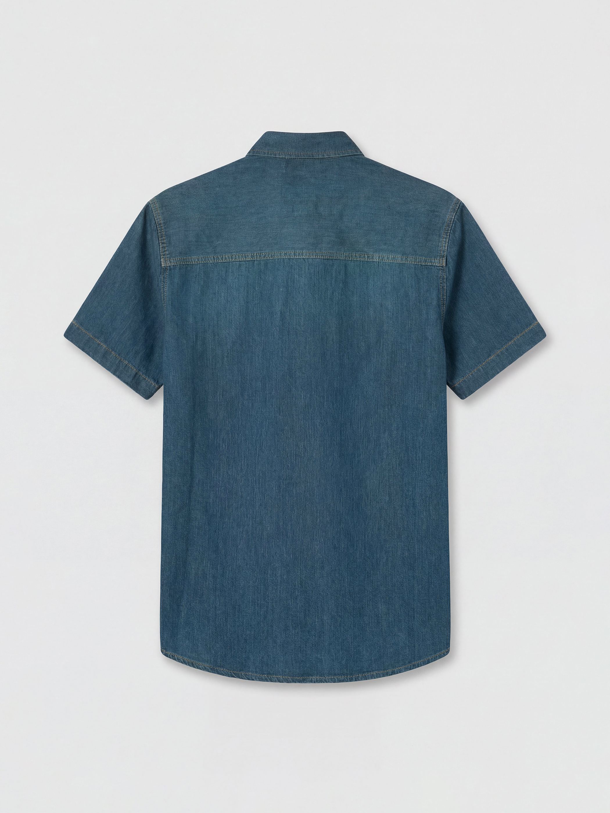 LCW Jeans Regular Fit Erkek Jean Gömlek görsel 6