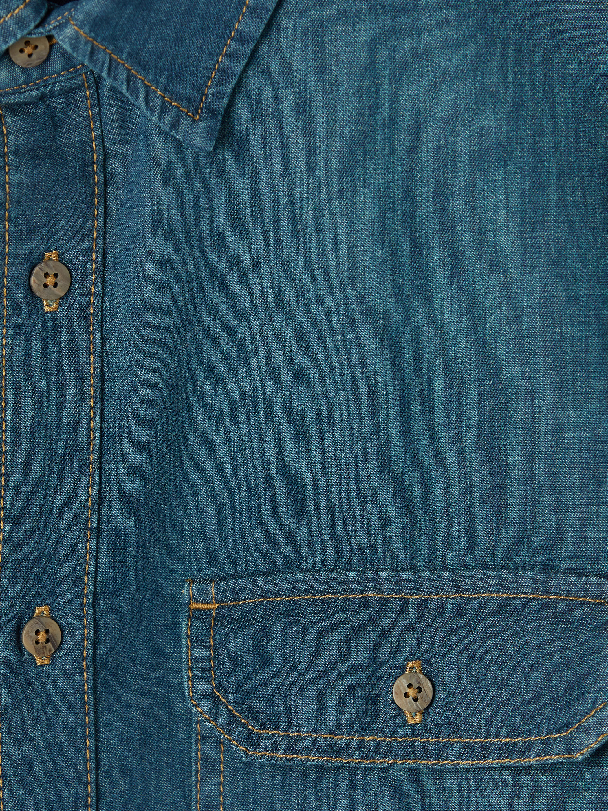 LCW Jeans Regular Fit Erkek Jean Gömlek görsel 7