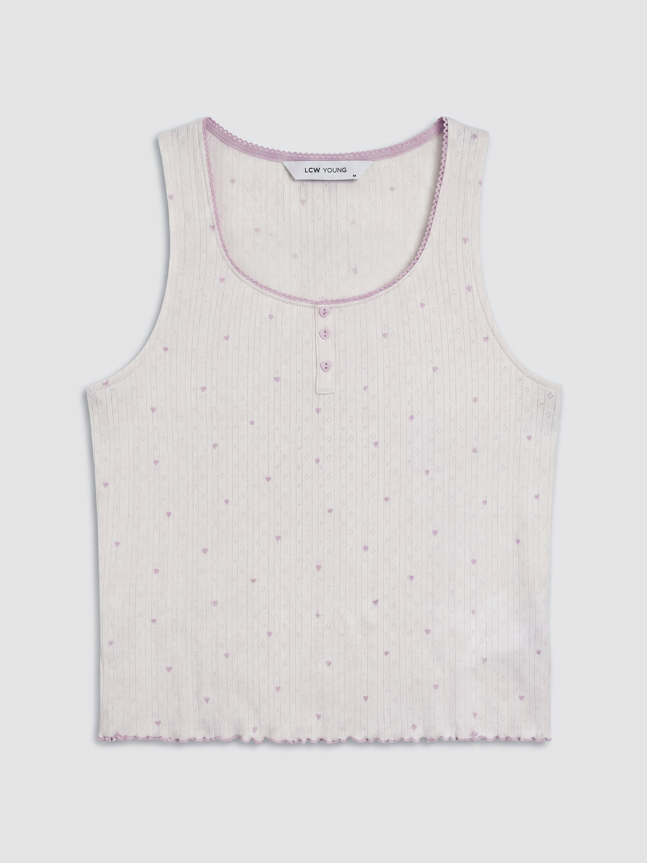 LCW Young Puantiyeli Kadın Şortlu Pijama Takımı görsel 6