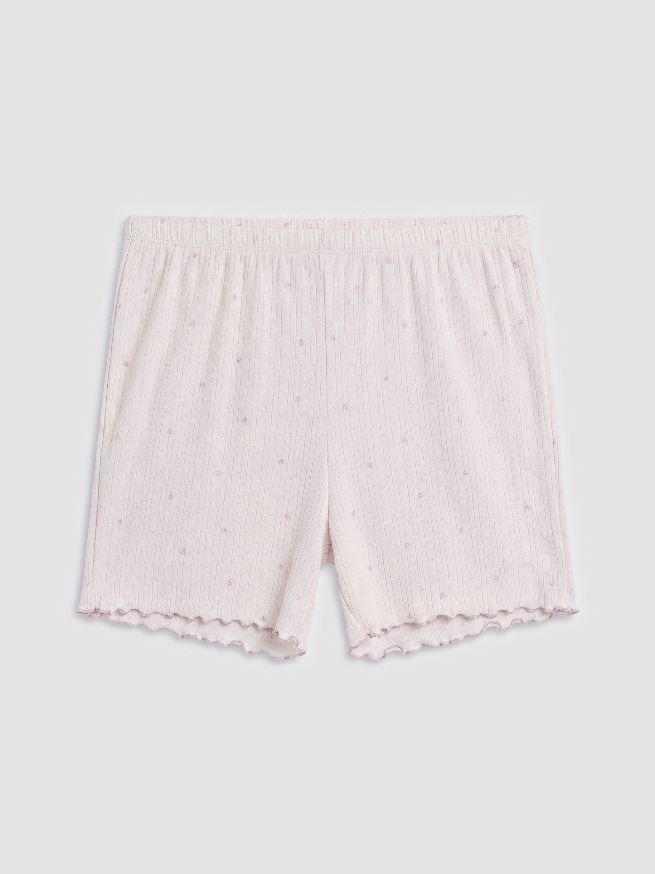 LCW Young Puantiyeli Kadın Şortlu Pijama Takımı görsel 7