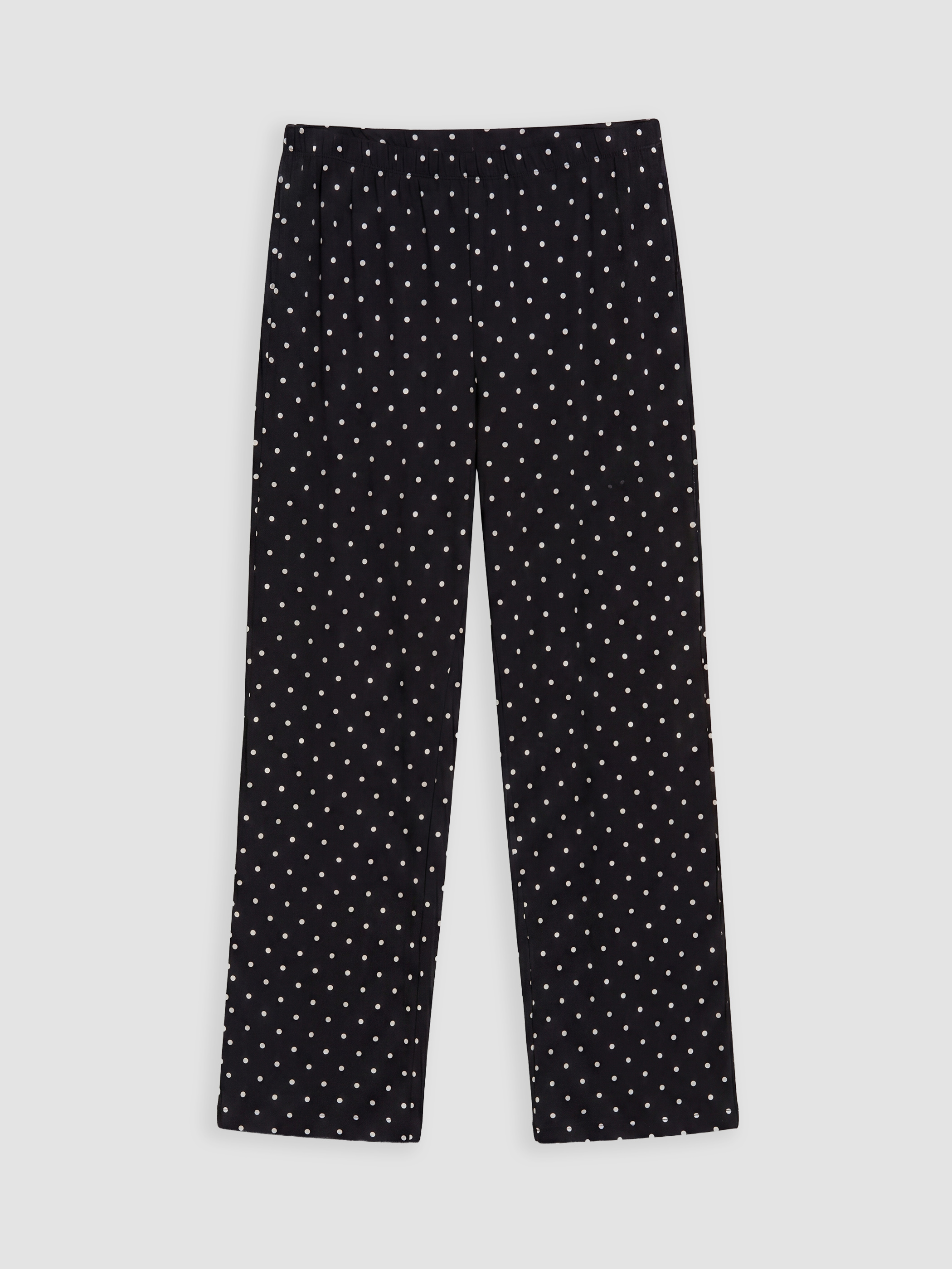 LCW DREAM Bisiklet Yaka Puantiyeli Kadın Pijama Takım görsel 8