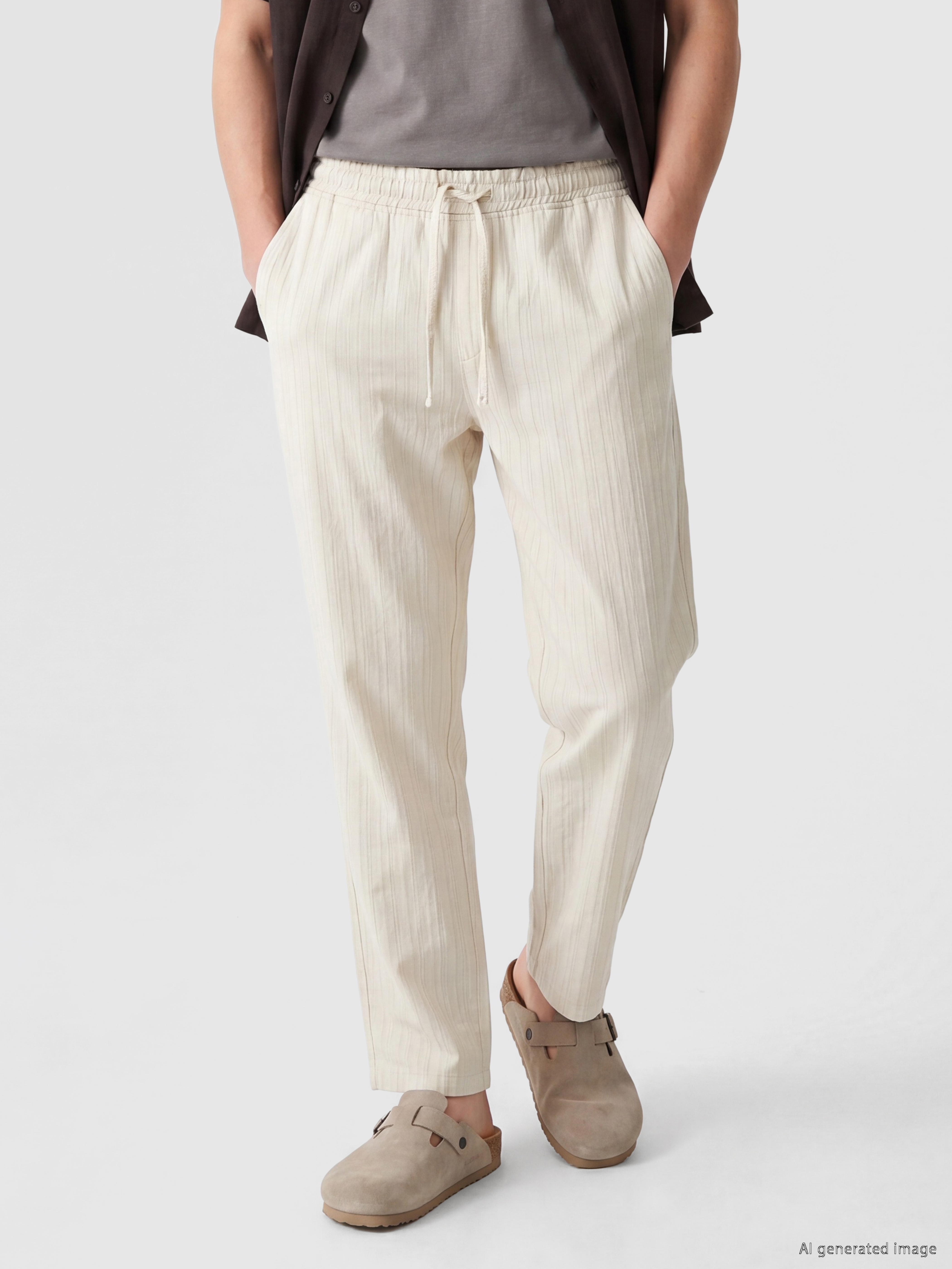 XSIDE Regular Fit Dokulu Erkek Pantolon