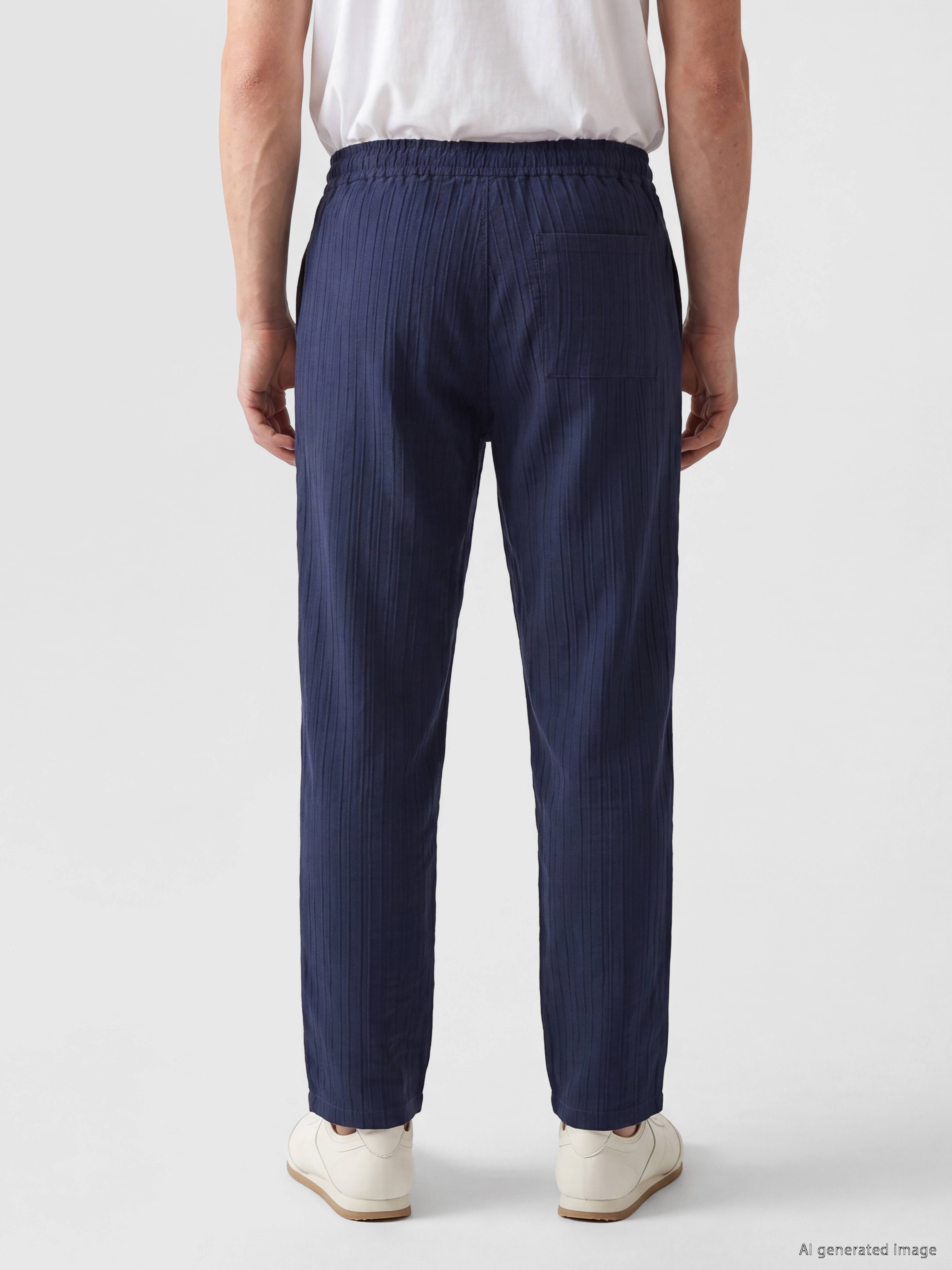 XSIDE Regular Fit Dokulu Erkek Pantolon görsel 4