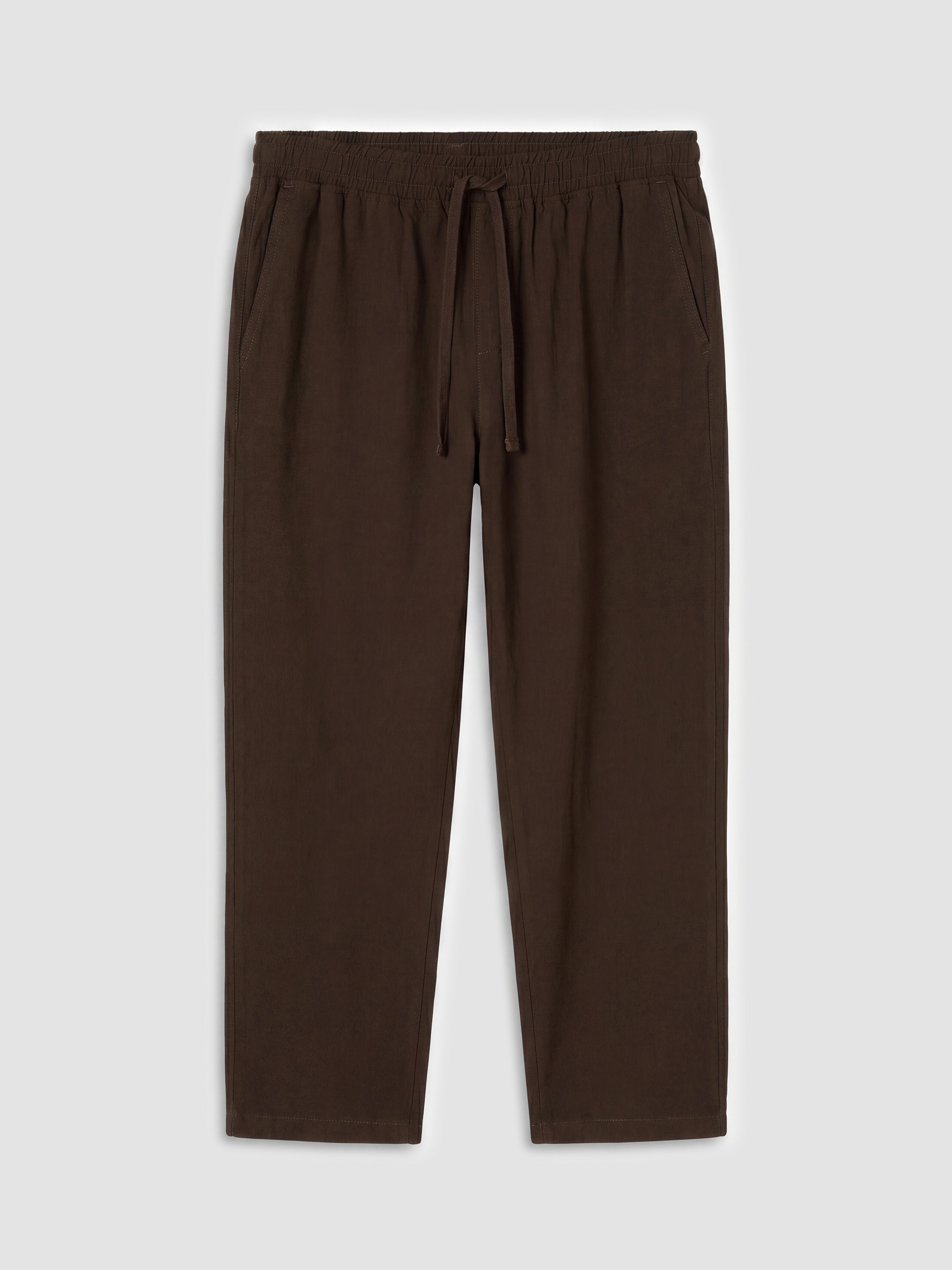 XSIDE Loose Fit Keten Görünümlü Erkek Pantolon görsel 5