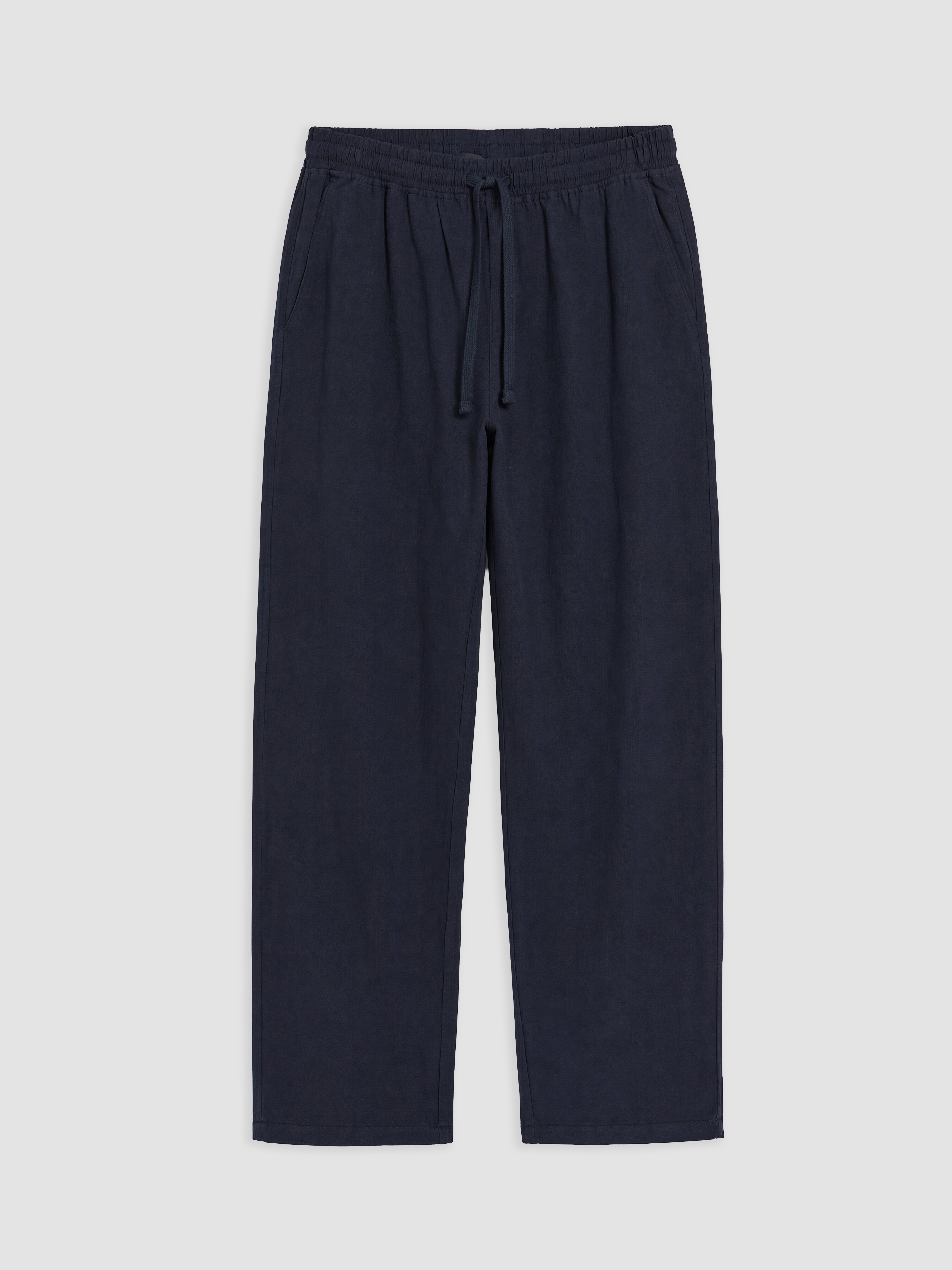 XSIDE Loose Fit Keten Görünümlü Erkek Pantolon görsel 5