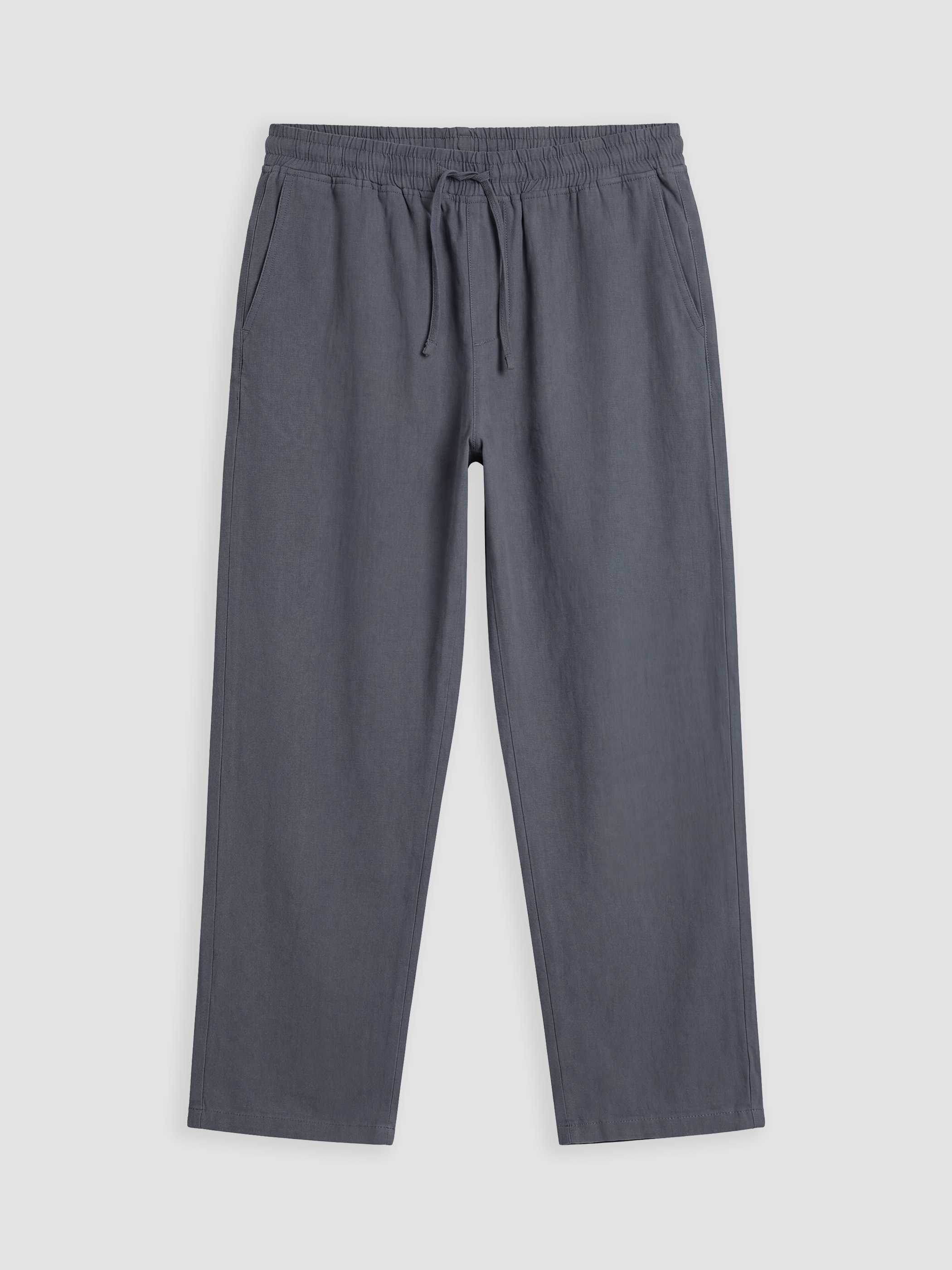 XSIDE Loose Fit Keten Görünümlü Erkek Pantolon görsel 5