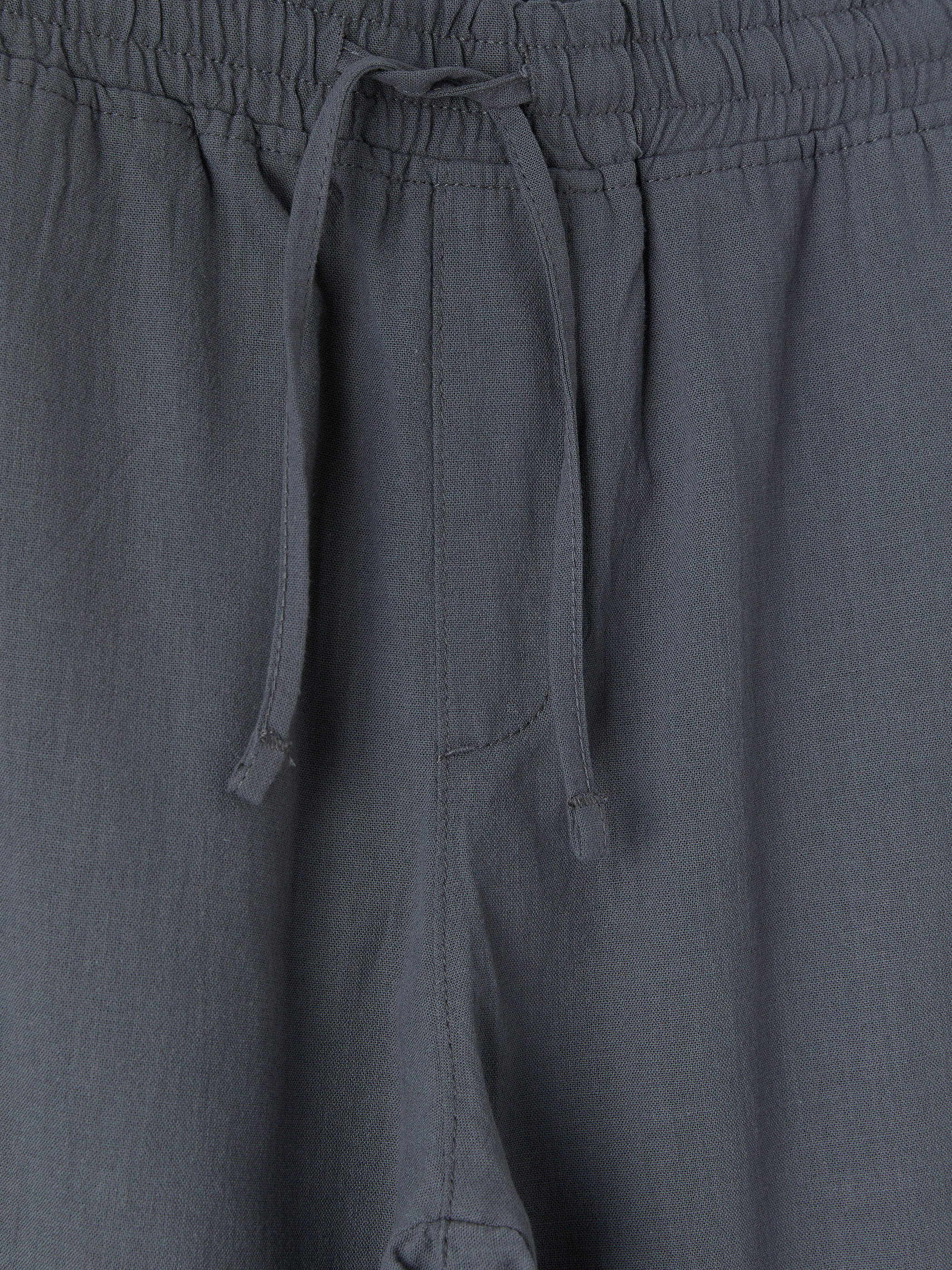 XSIDE Loose Fit Keten Görünümlü Erkek Pantolon görsel 7
