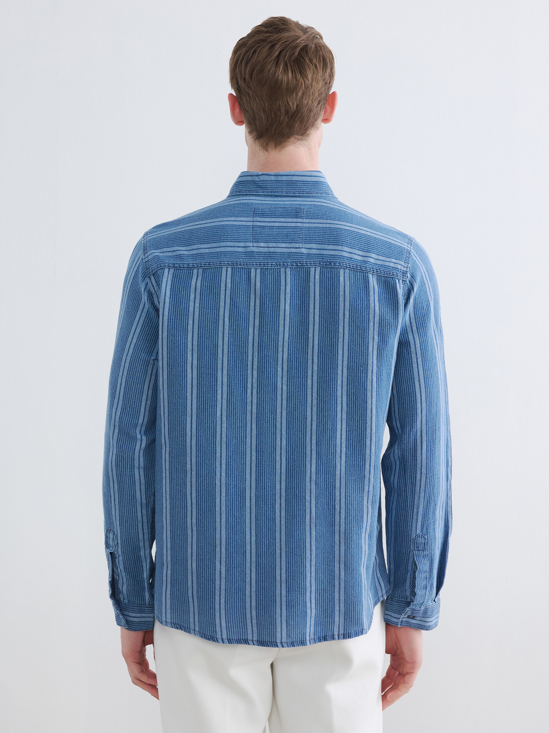 LCW Jeans Rahat Kalıp Erkek Jean Gömlek görsel 4