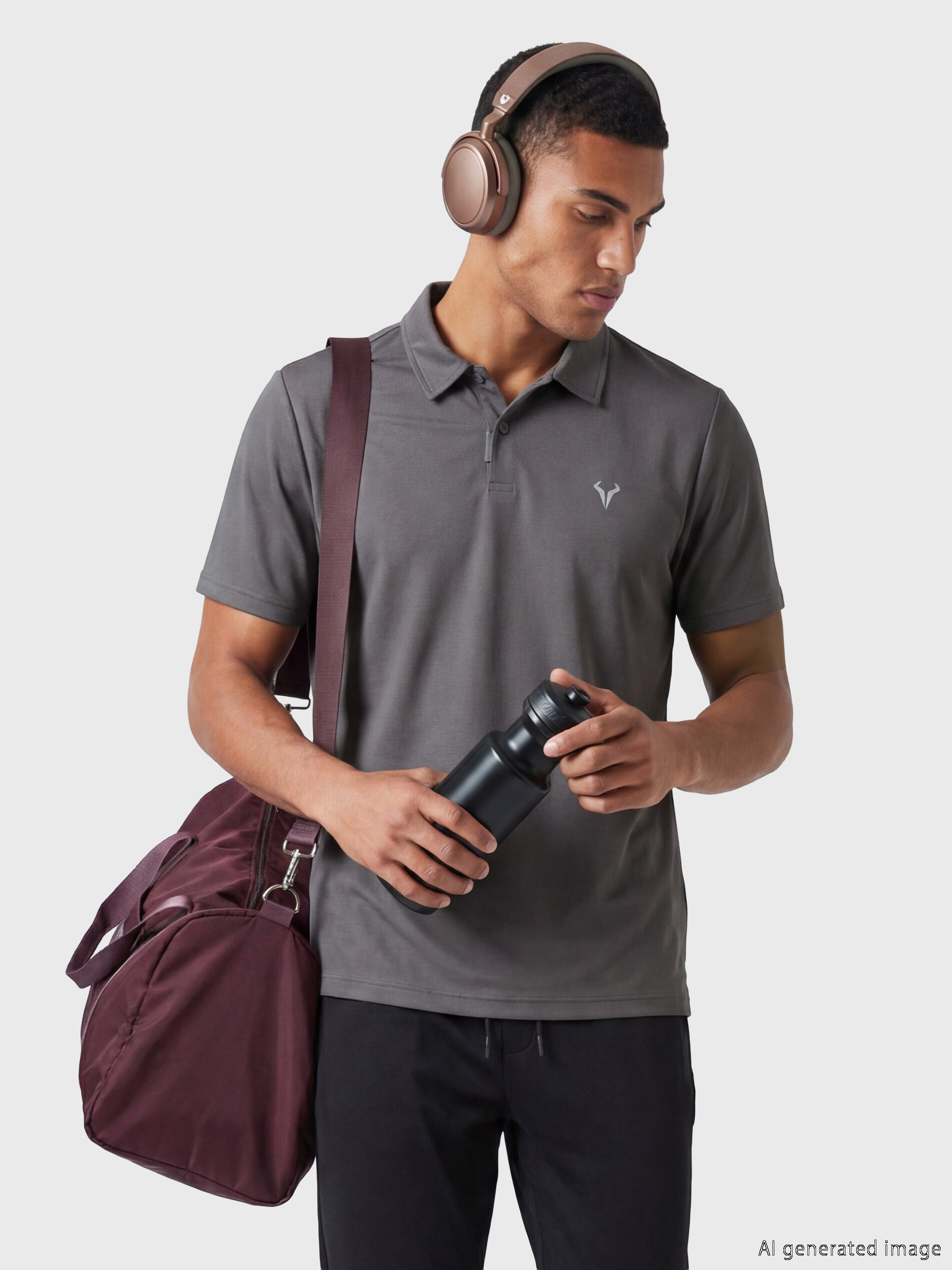XSIDE ACTIVE Polo Yaka Erkek Spor Tişört