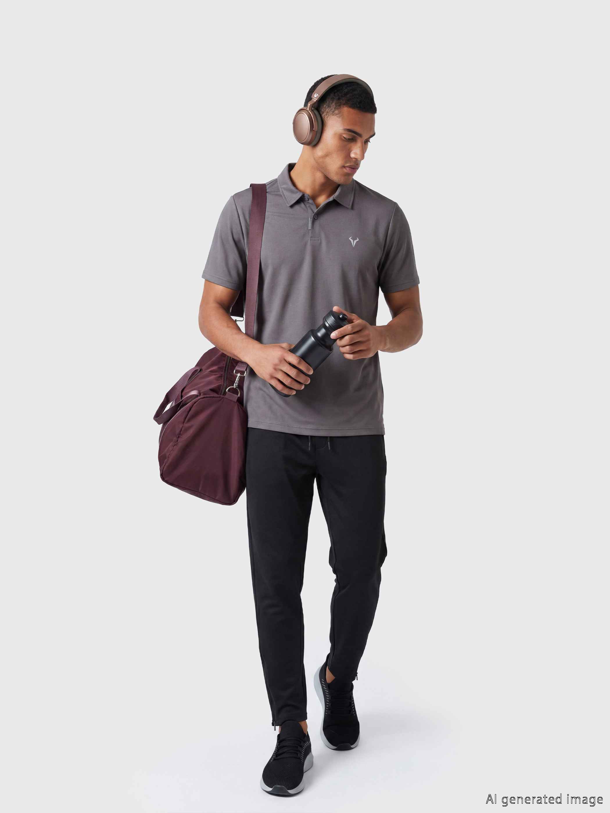 XSIDE ACTIVE Polo Yaka Erkek Spor Tişört görsel 2