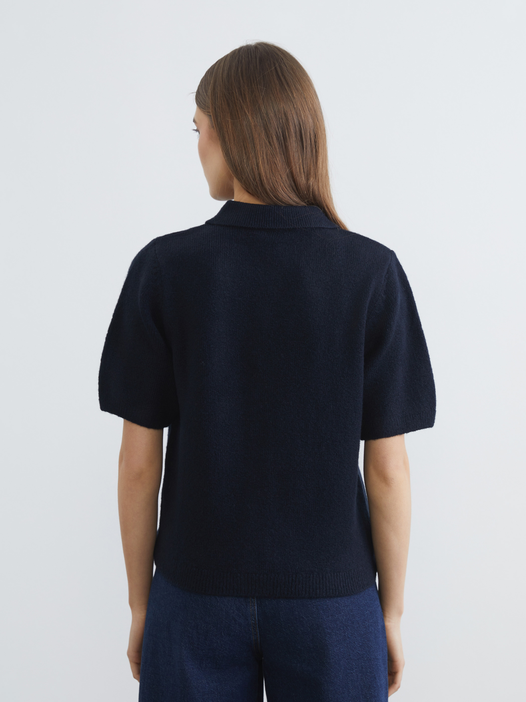 LCW EVERYDAY Polo Yaka Kadın Triko Hırka görsel 4