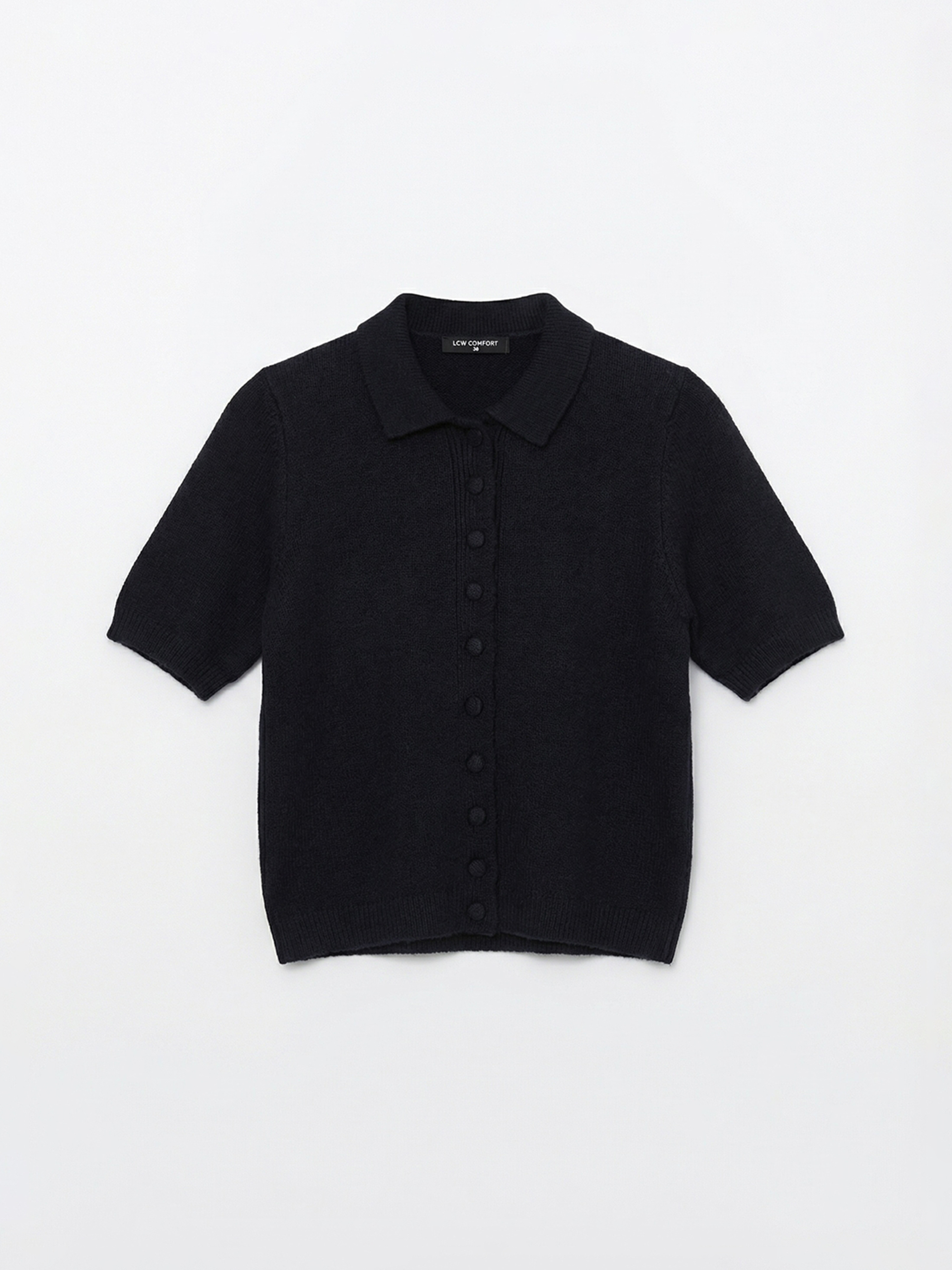 LCW EVERYDAY Polo Yaka Kadın Triko Hırka görsel 5