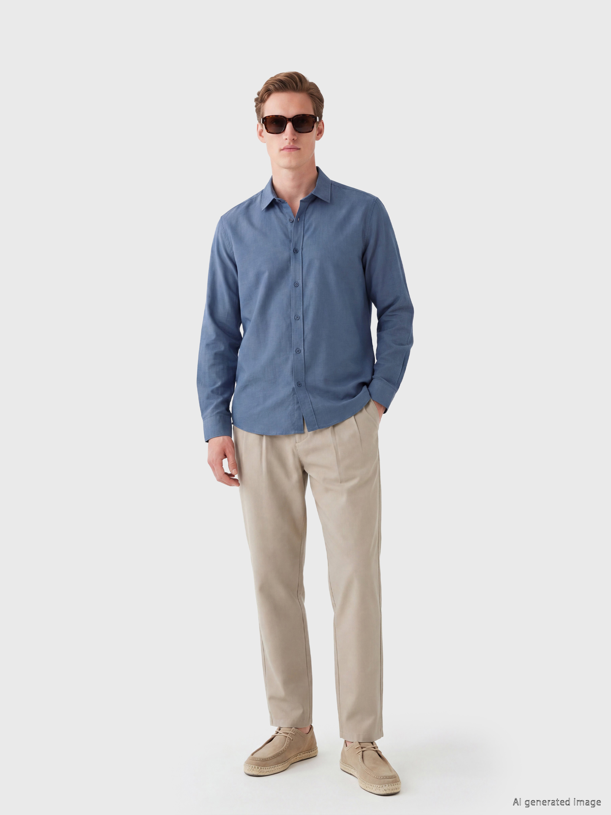 LCW Vision Regular Fit Erkek Gömlek görsel 2