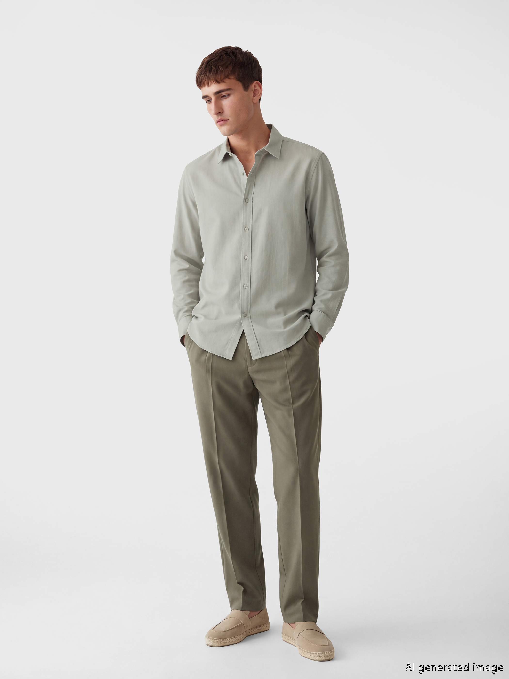 LCW Vision Regular Fit Erkek Gömlek görsel 2