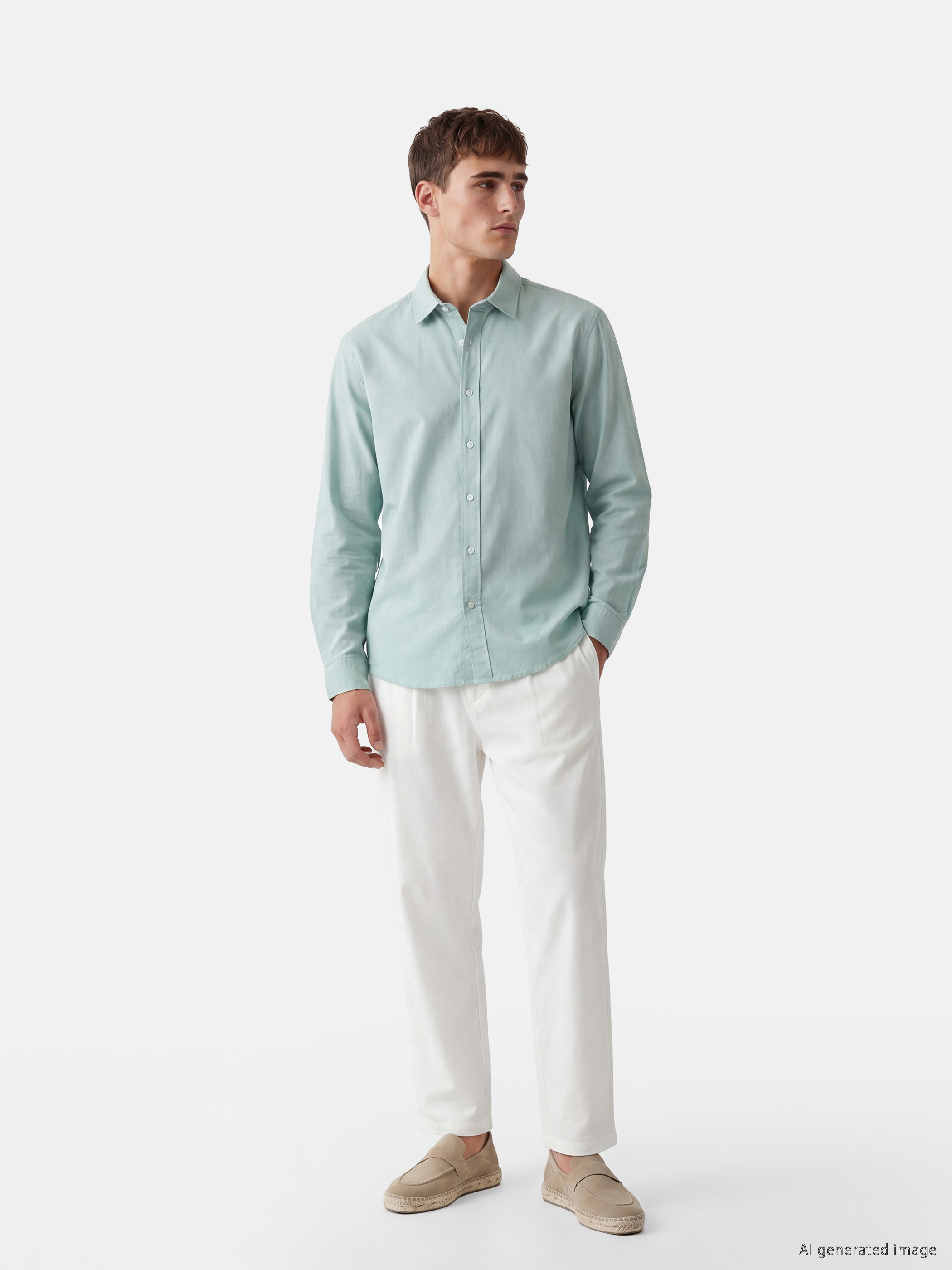 LCW Vision Regular Fit Erkek Gömlek görsel 2