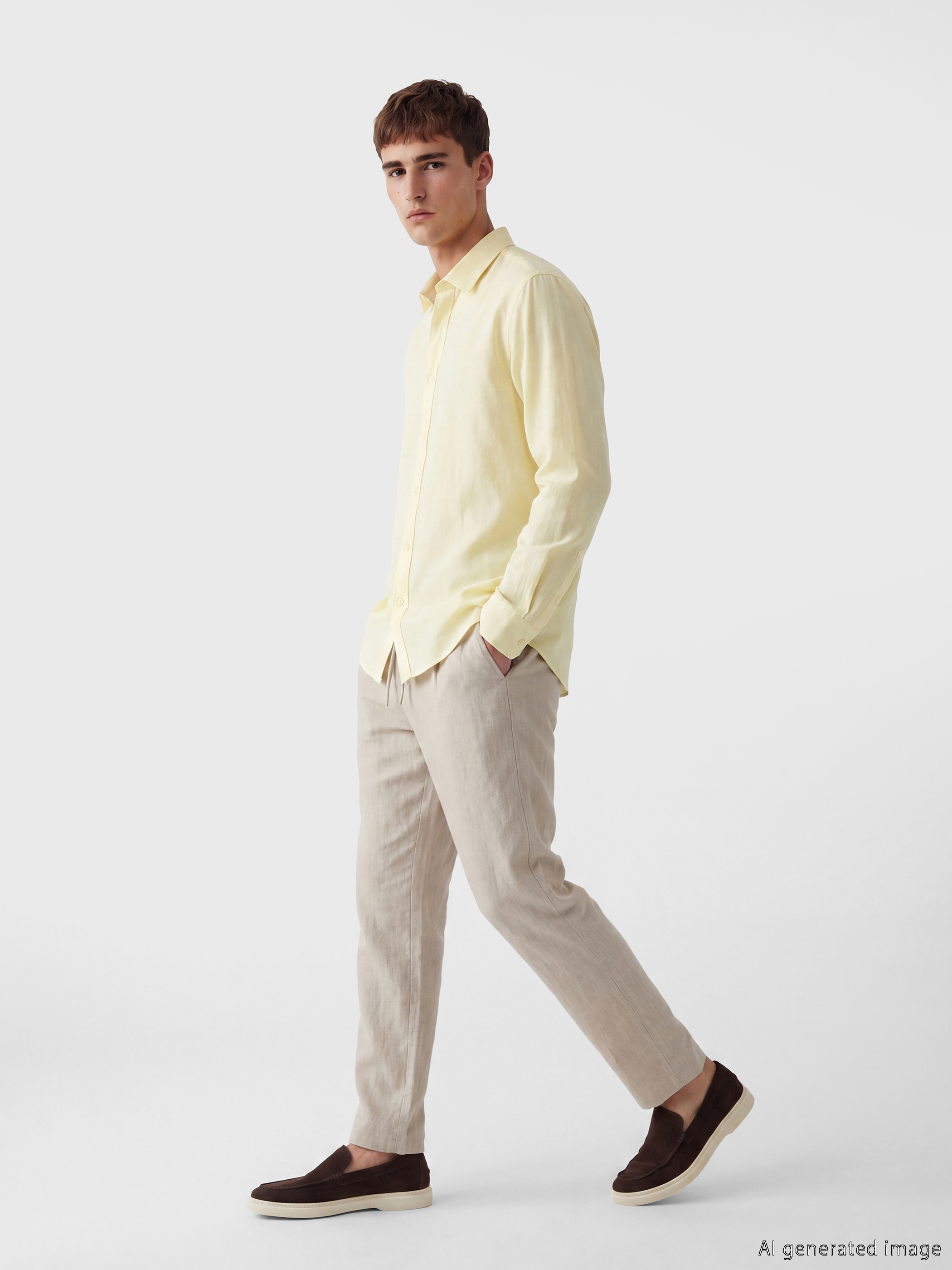 LCW Vision Regular Fit Erkek Gömlek görsel 2