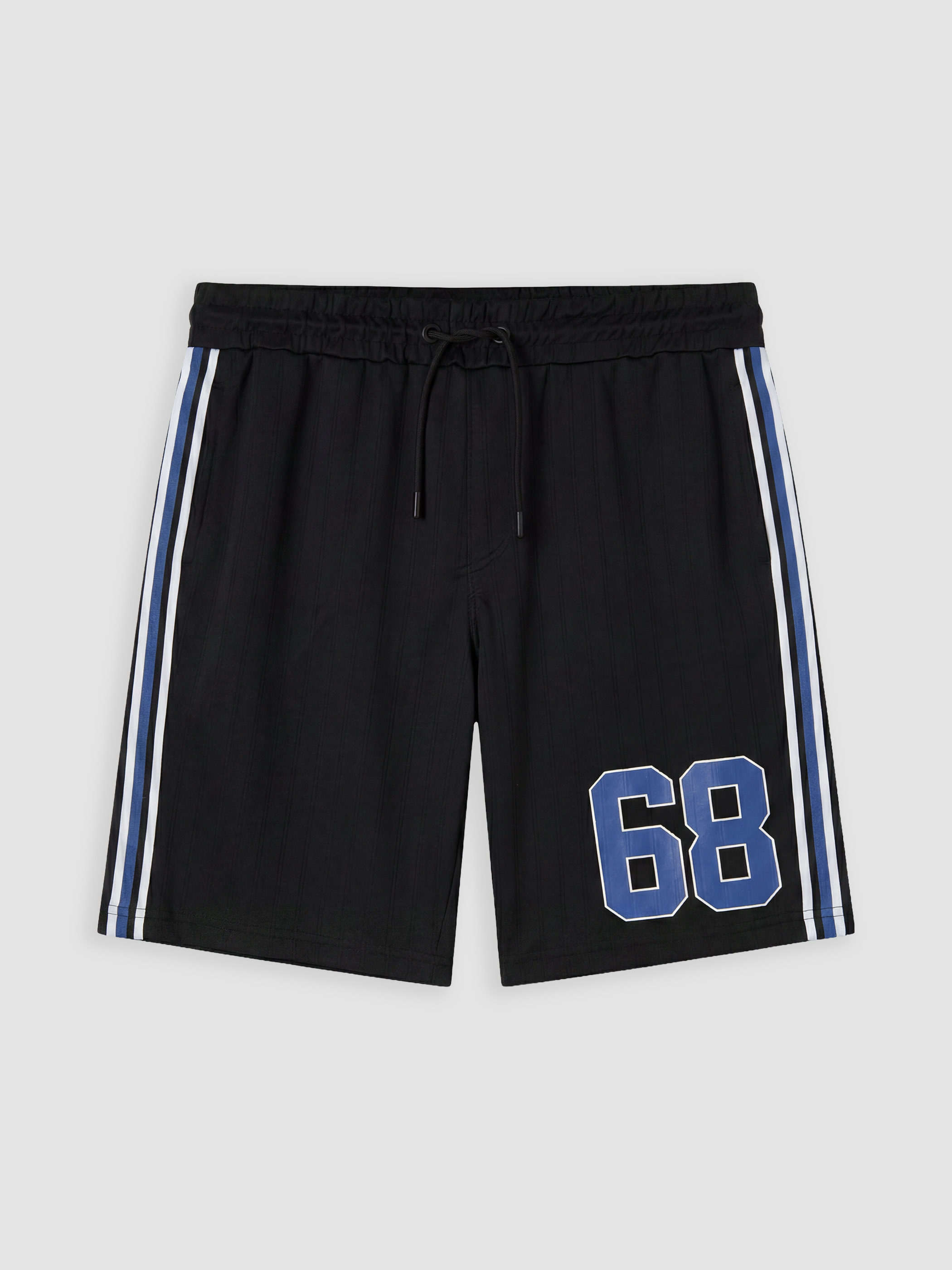 XSIDE Şeritli Loose Fit Erkek Şort görsel 5